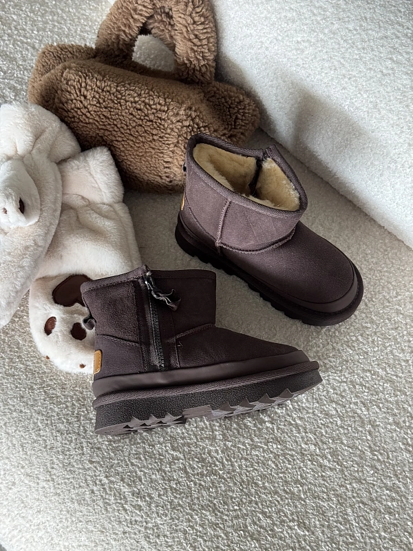 Детские угги зимние на платформе