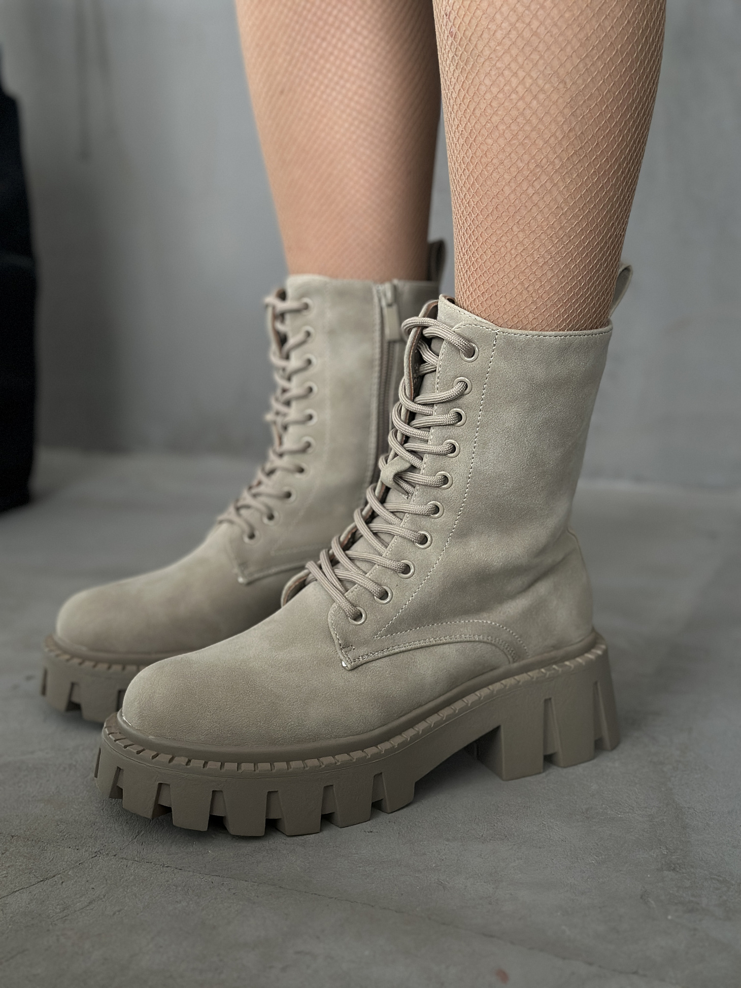 Ботинки женские экокожа