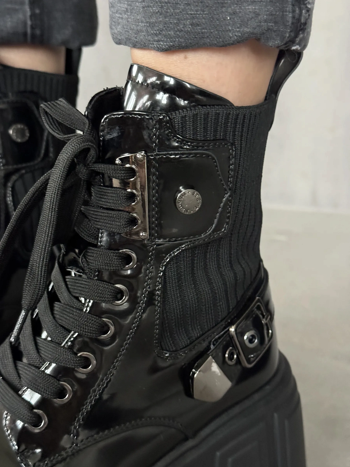 Ботинки женские экокожа