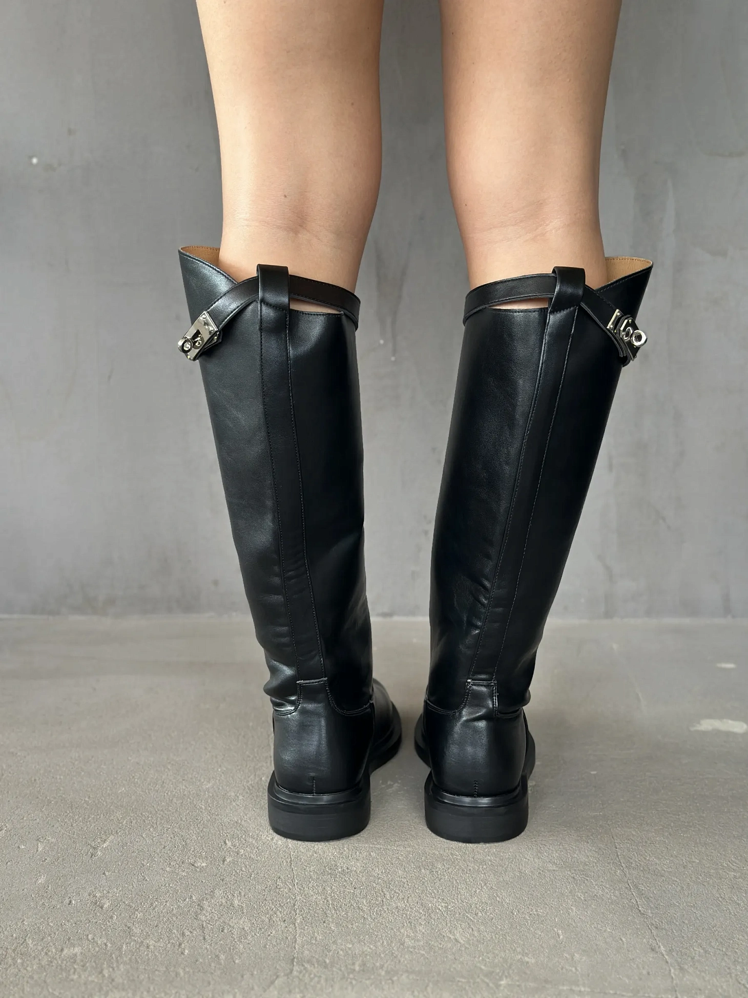 Сапоги женские экокожа