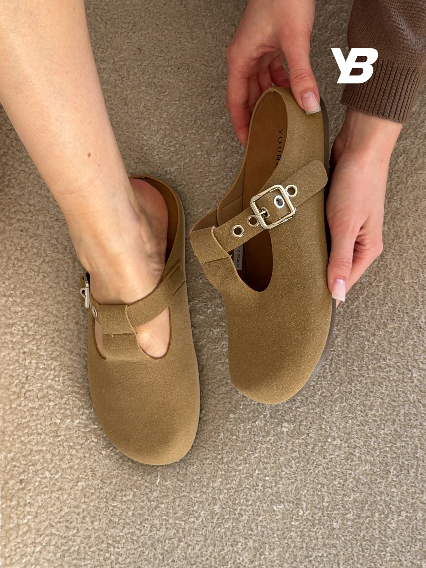 Летние сабо женские с закрытым носом