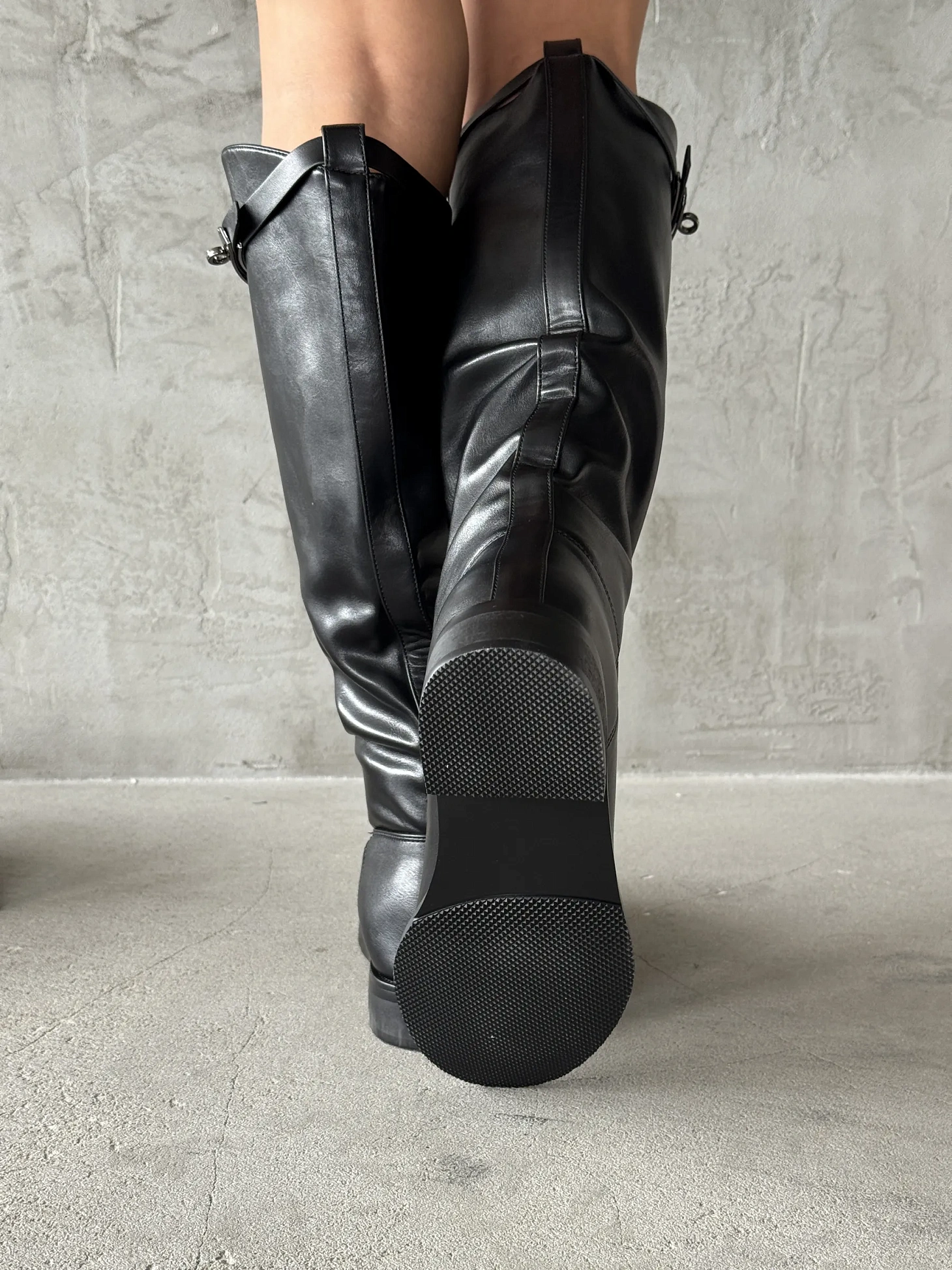 Сапоги женские экокожа еврошерсть