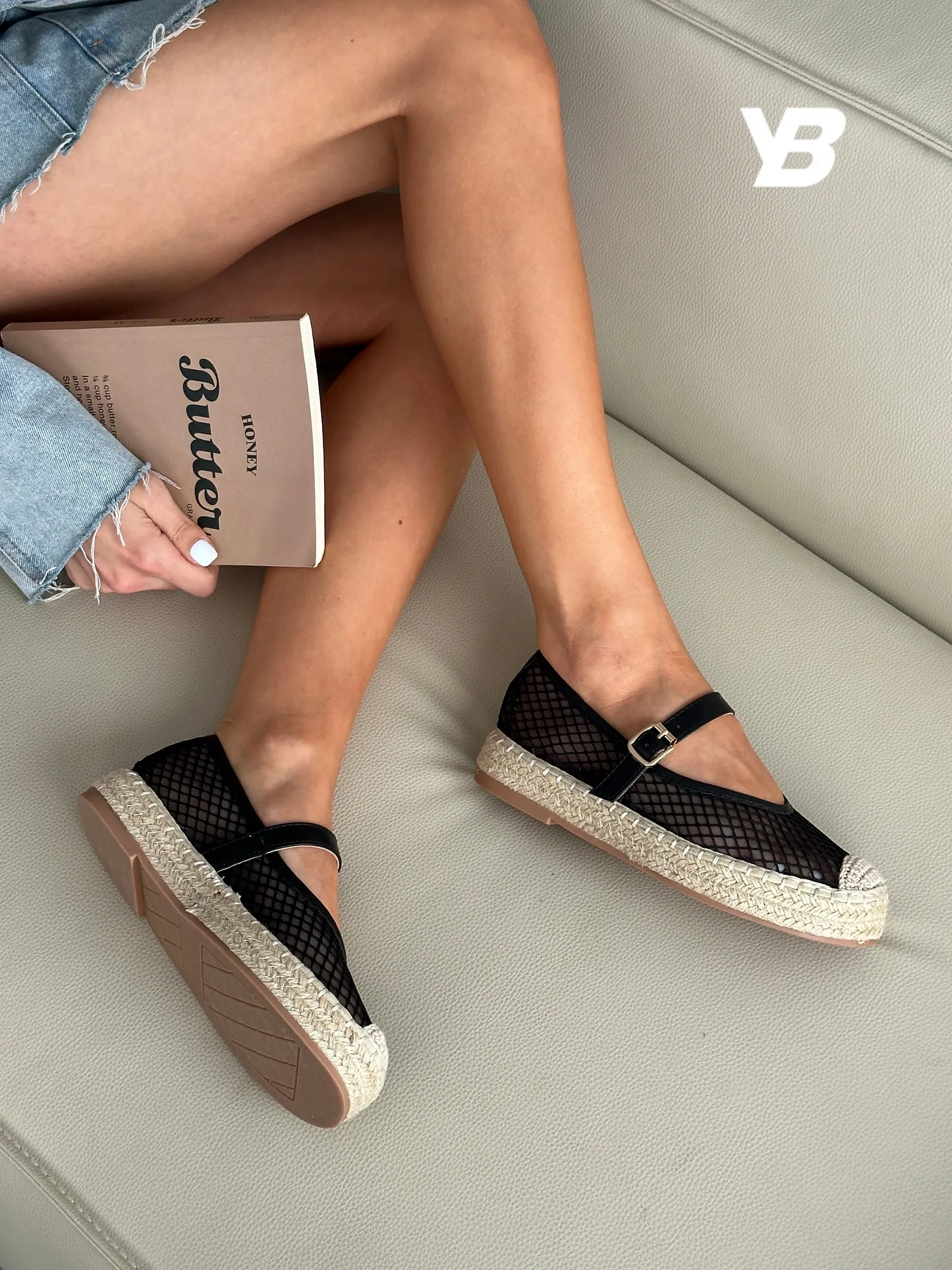 Балетки женские летние в сетку