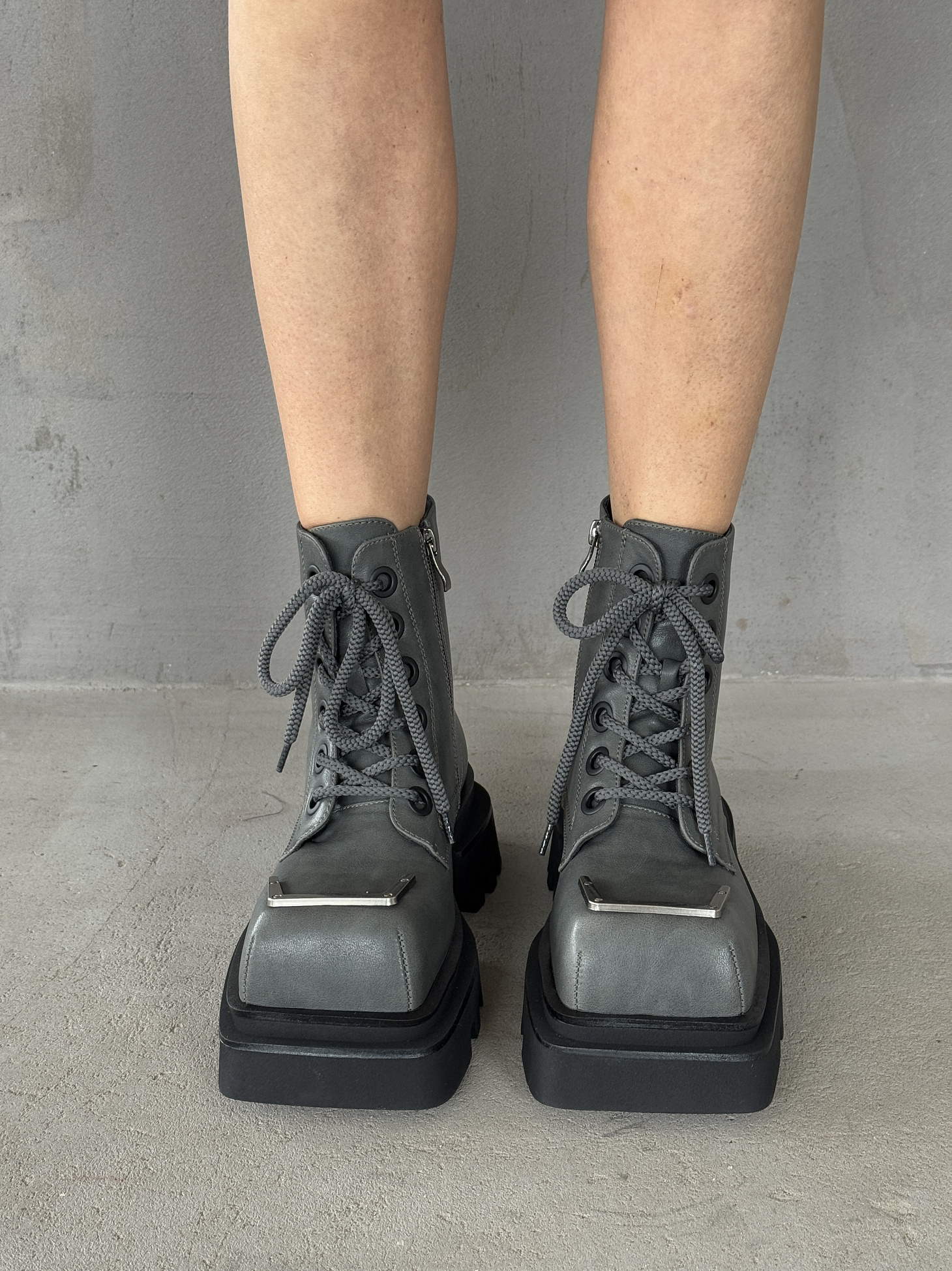 Ботинки женские экокожа