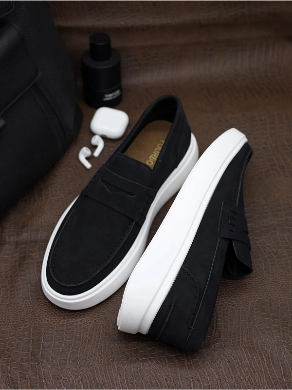 Лоферы на платформе высокой подошве