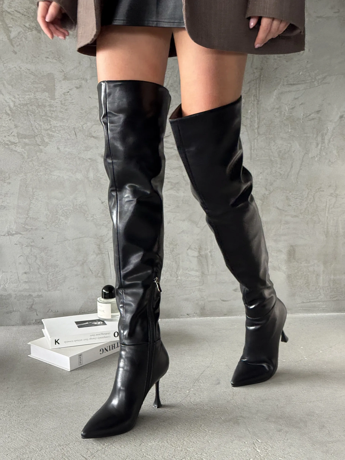 Ботфорты женские экокожа