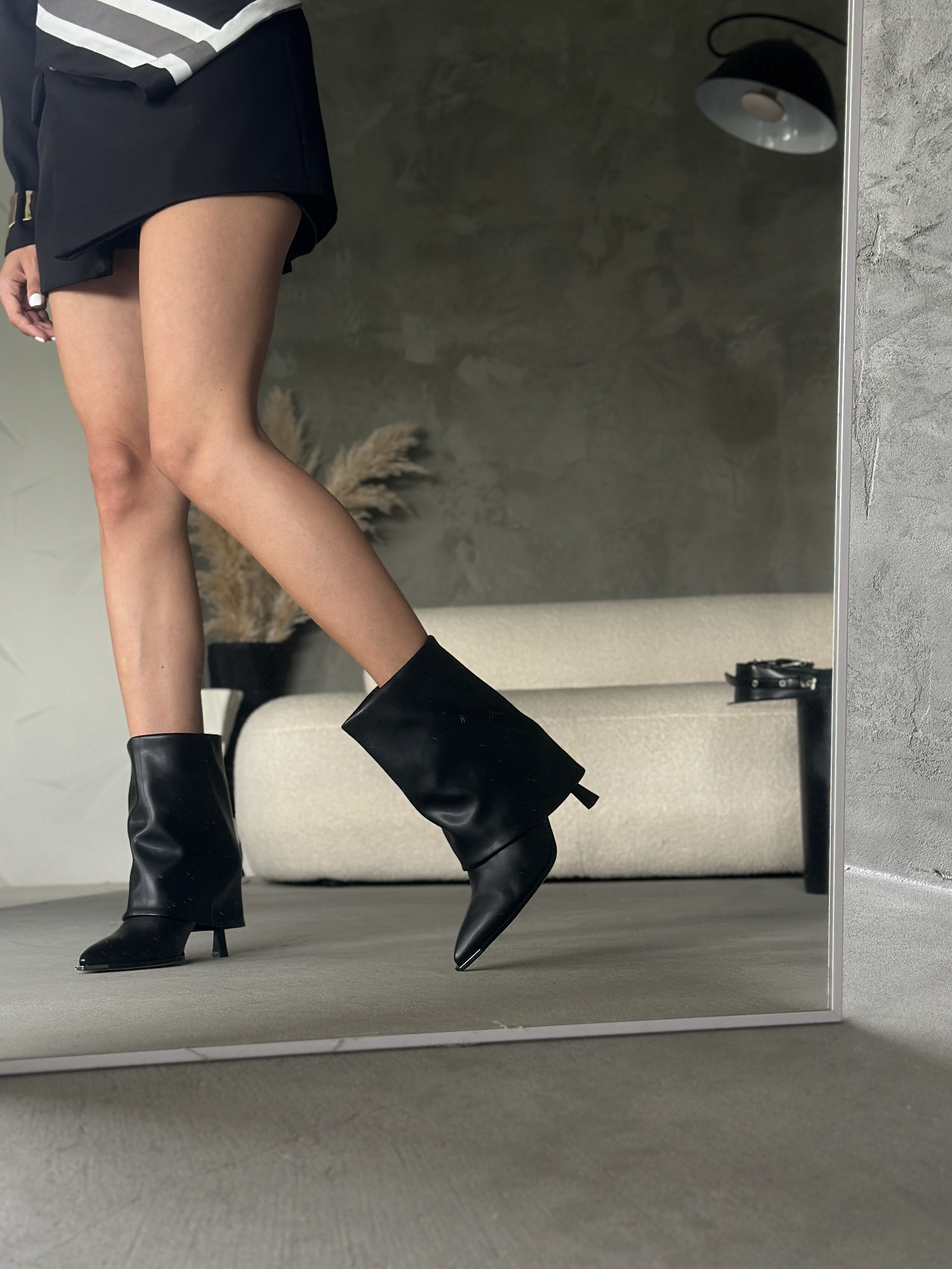 Ботильоны женские экокожа