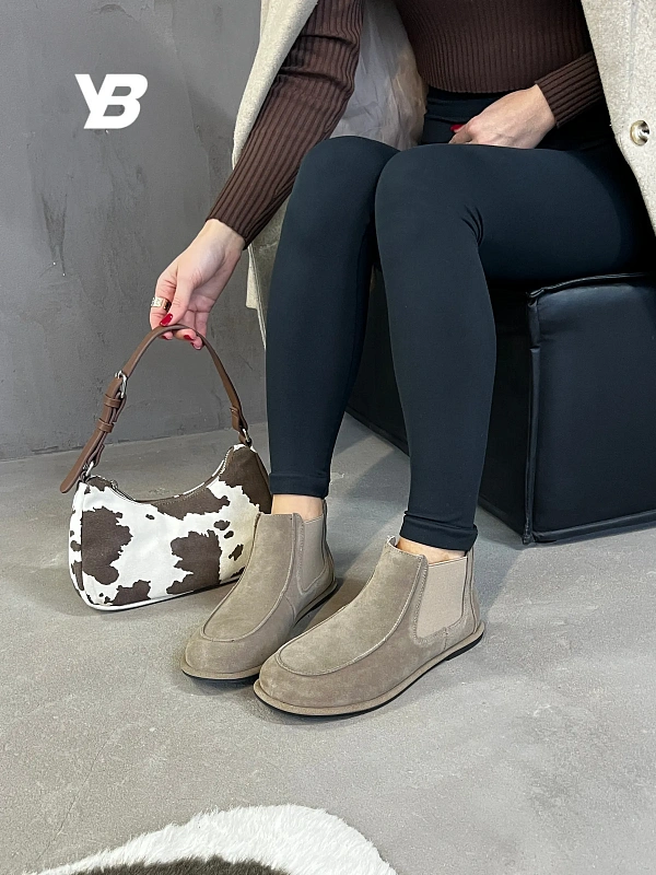 Ботинки женские натуральная замша