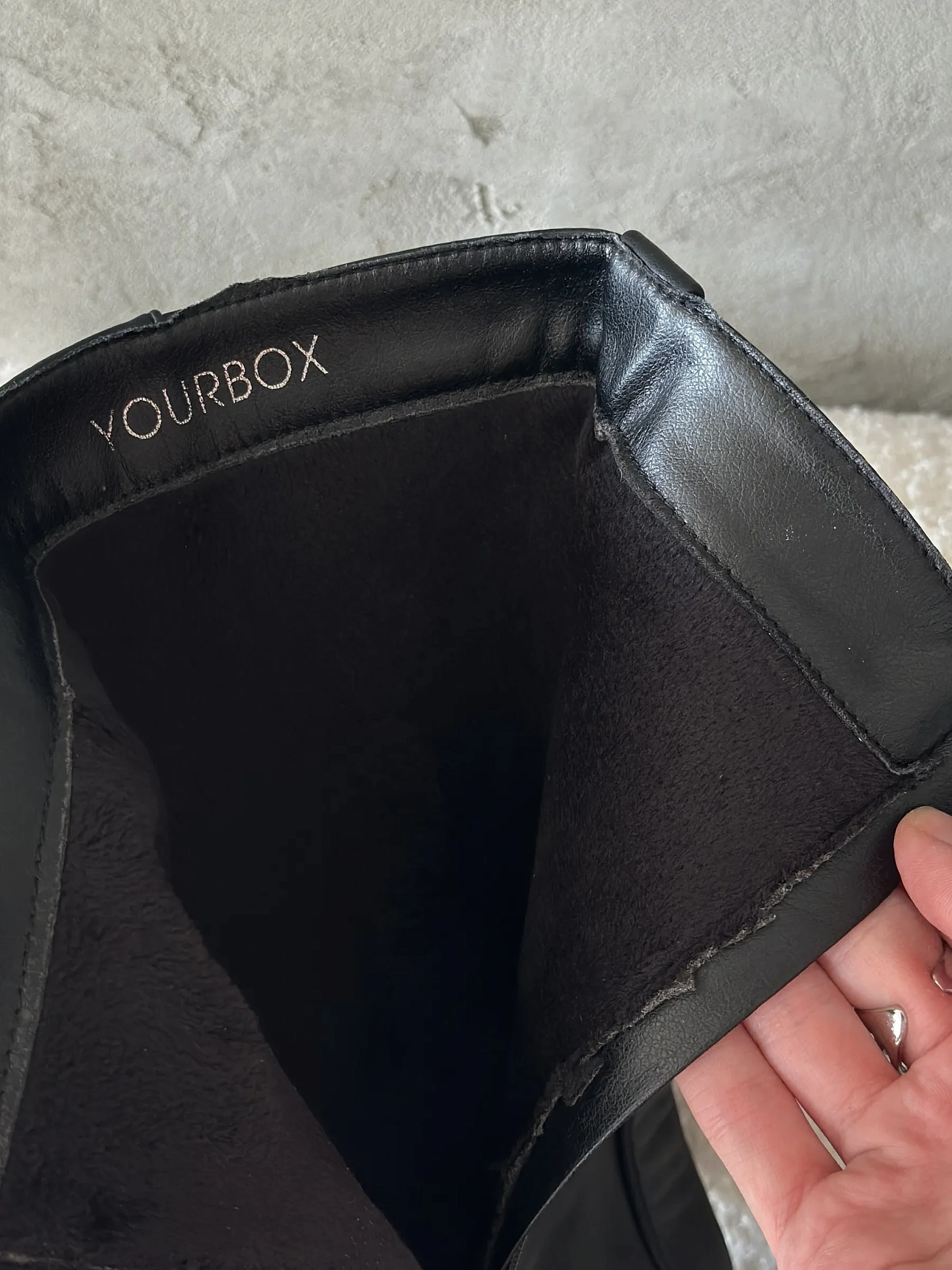 Сапоги женские экокожа шерсть