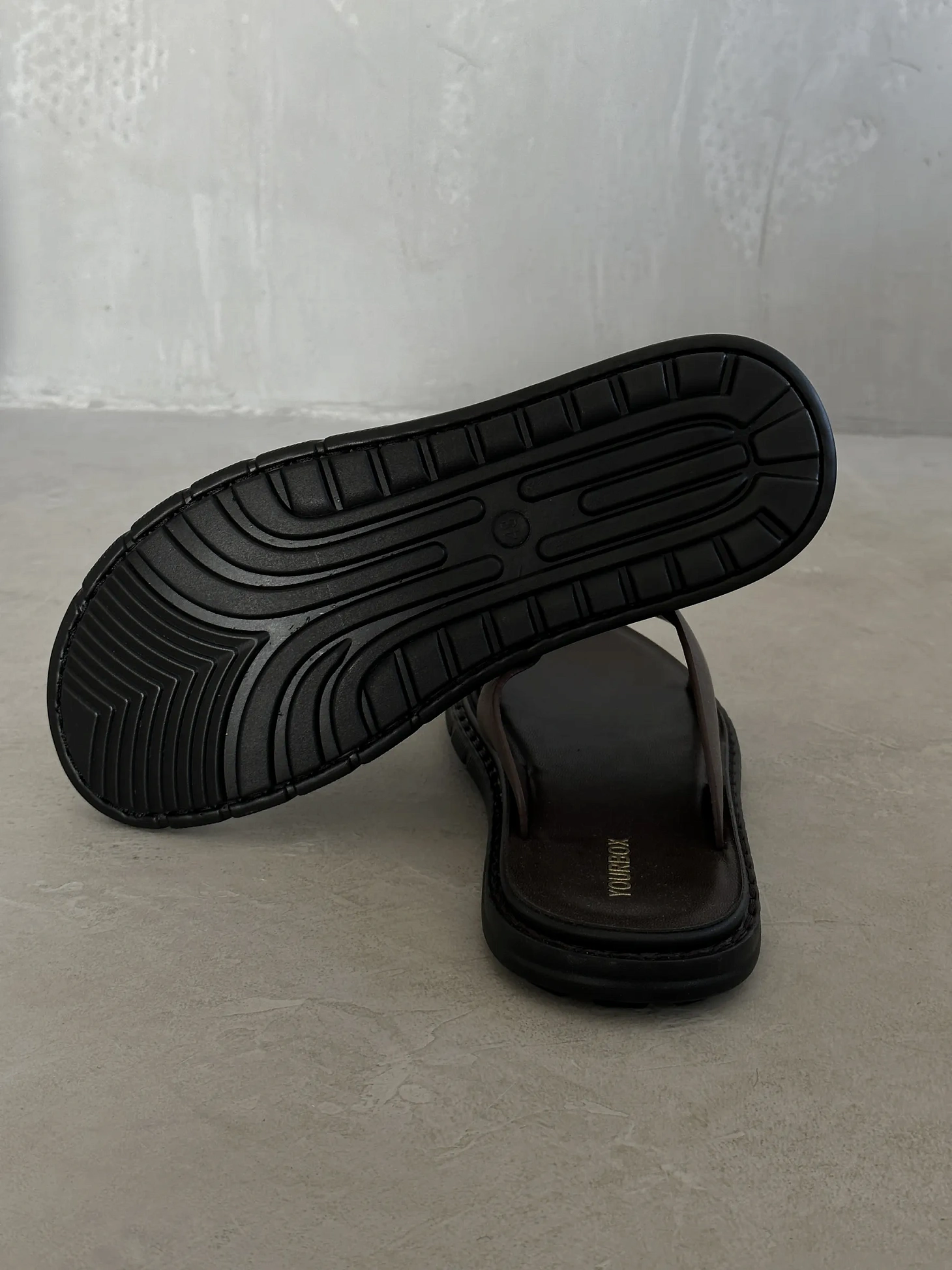 Летние шлепанцы мужские пантолеты на платформе