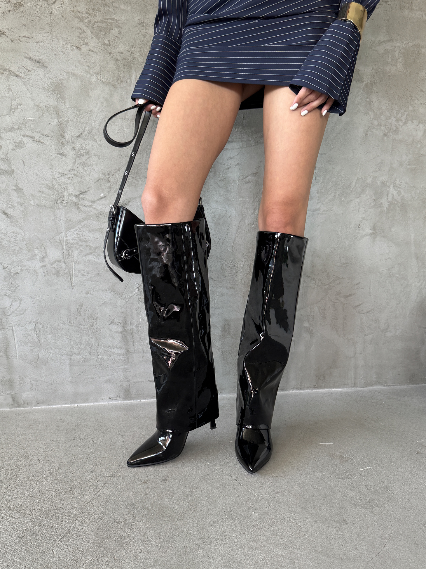 Сапоги женские экокожа