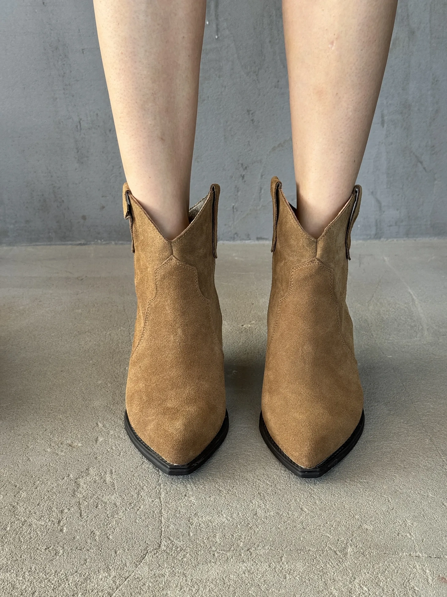 Казаки женские натуральная замша