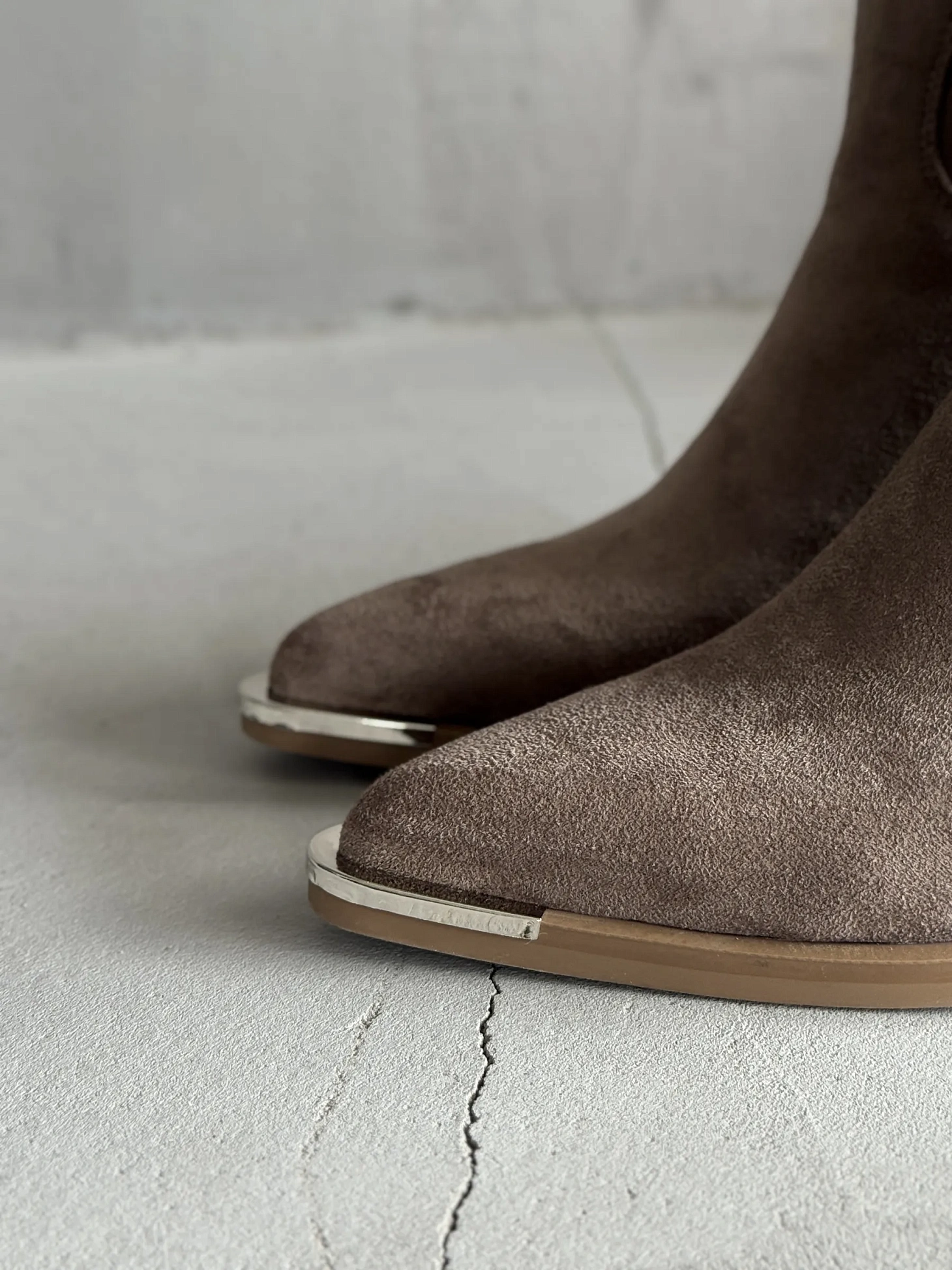 Сапоги женские экозамша