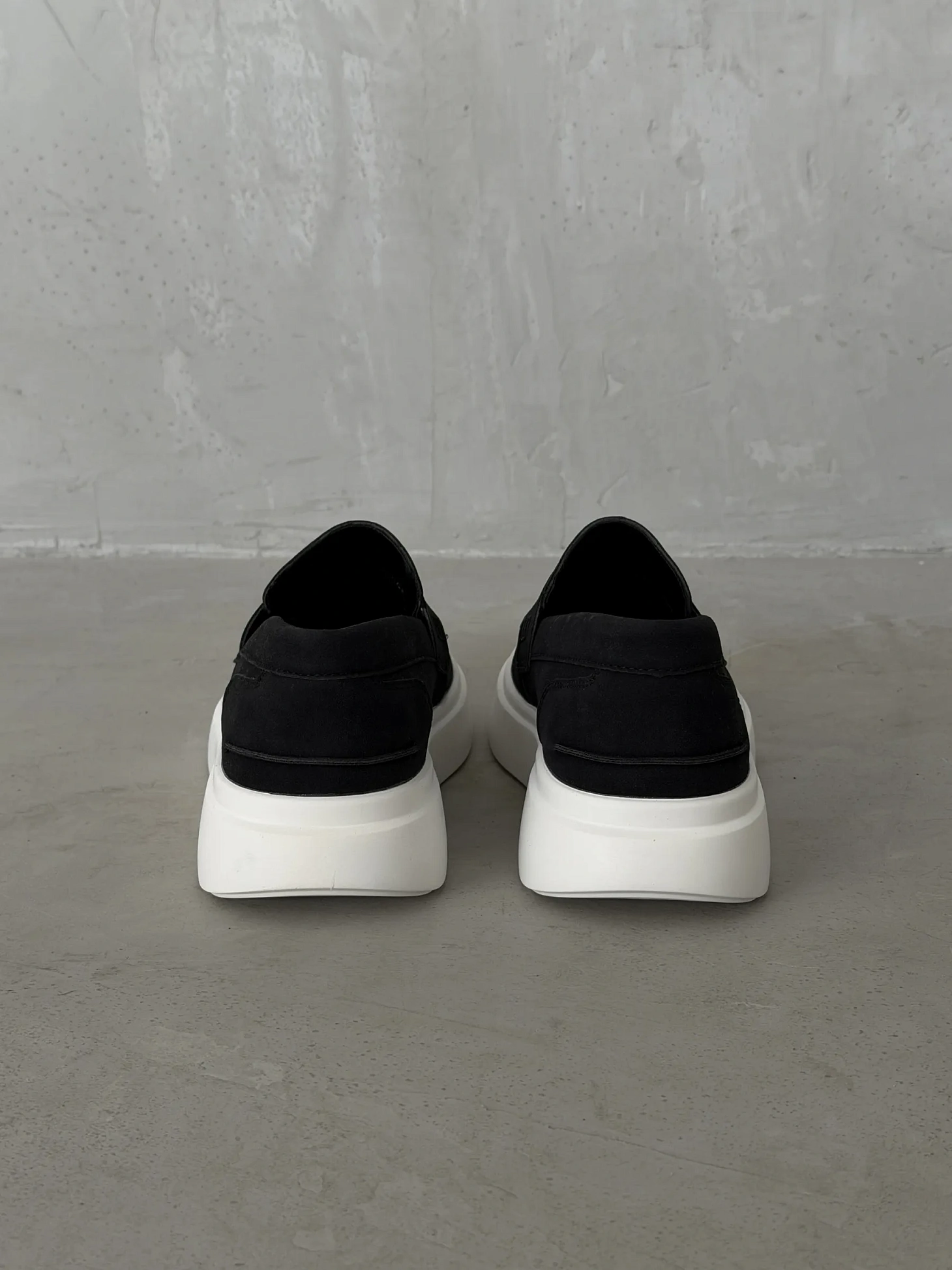 Лоферы на платформе высокой подошве