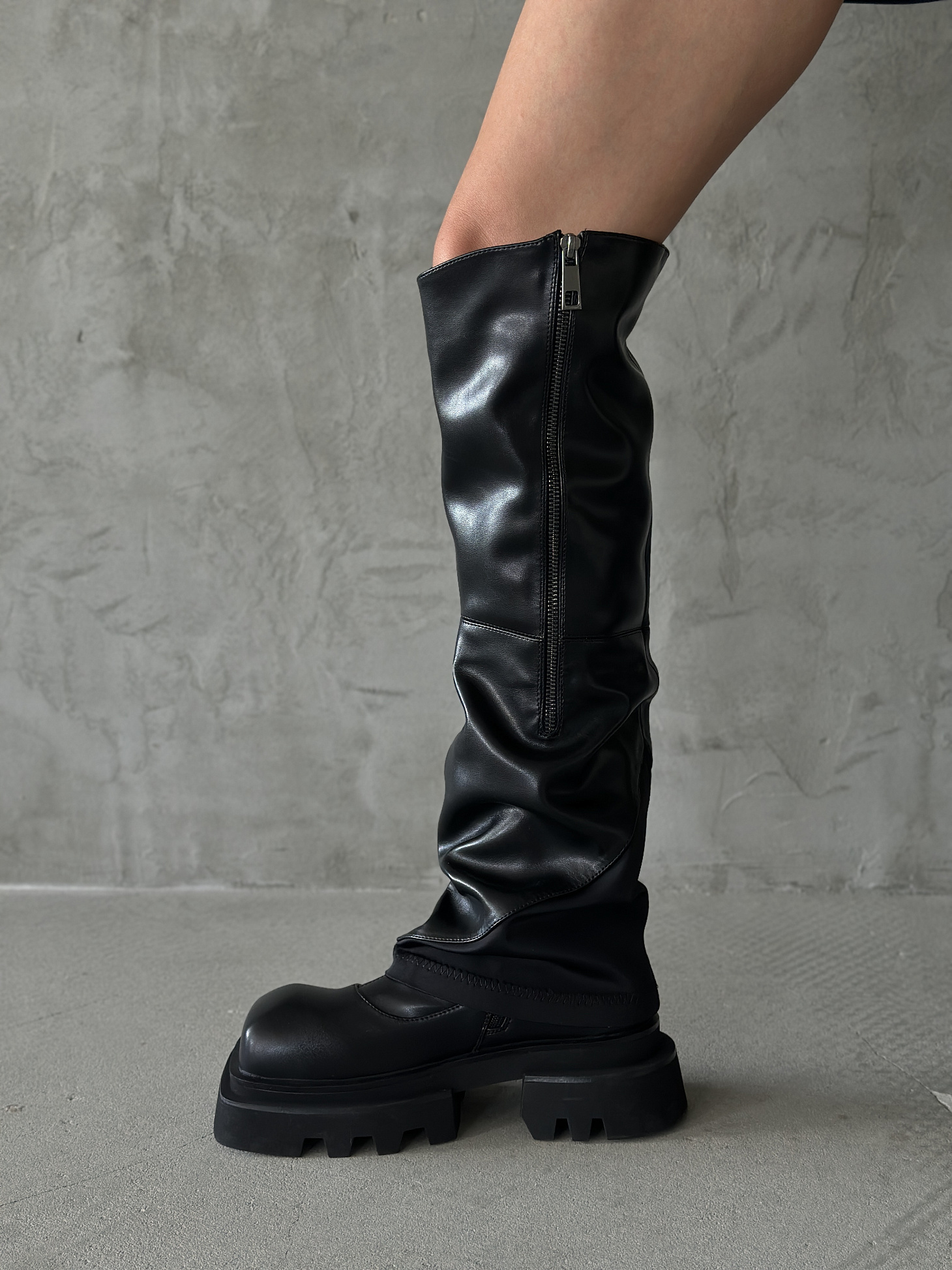 Ботфорты-трансформеры женские экокожа