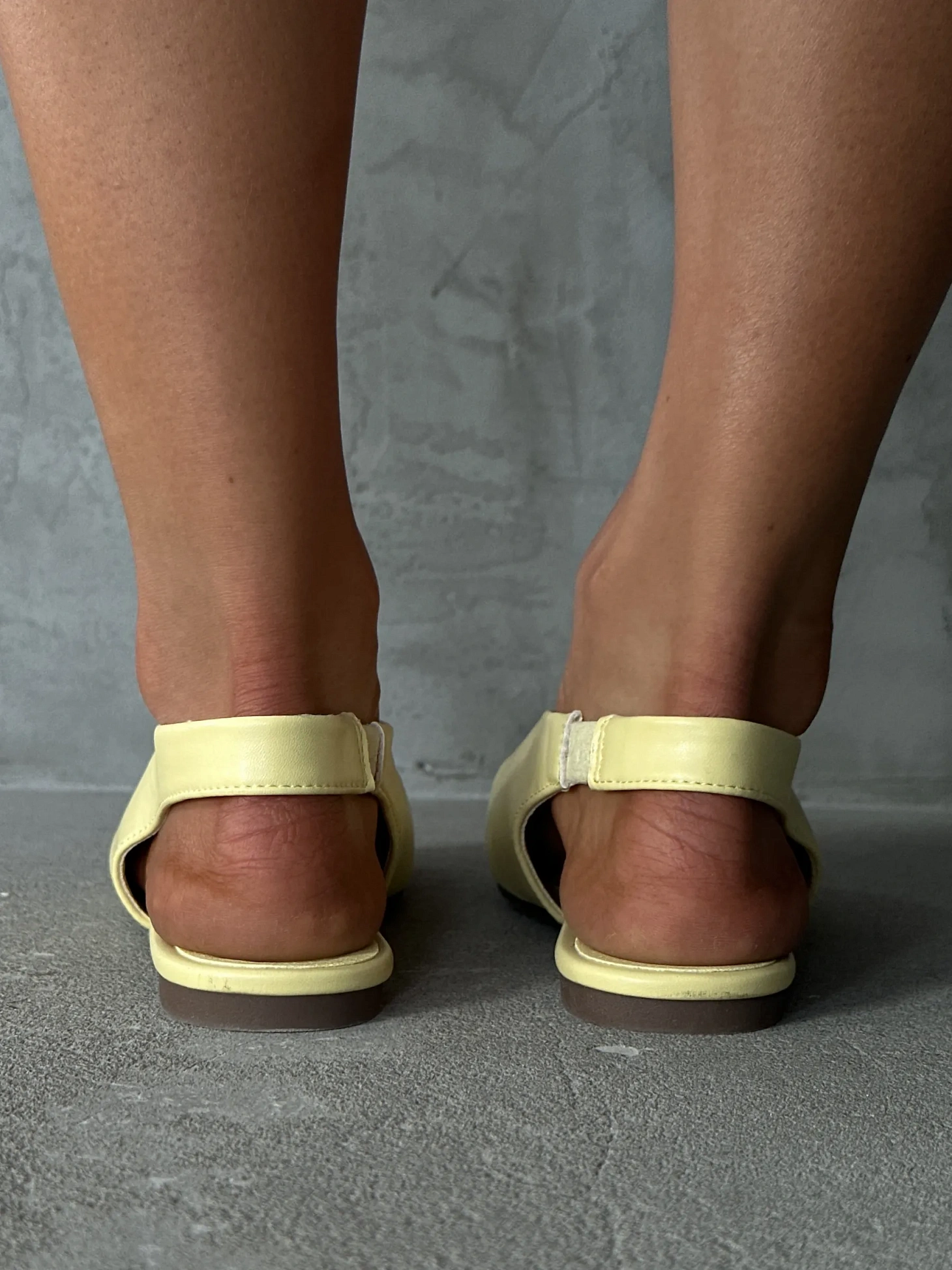 Балетки женские летние с открытой пяткой