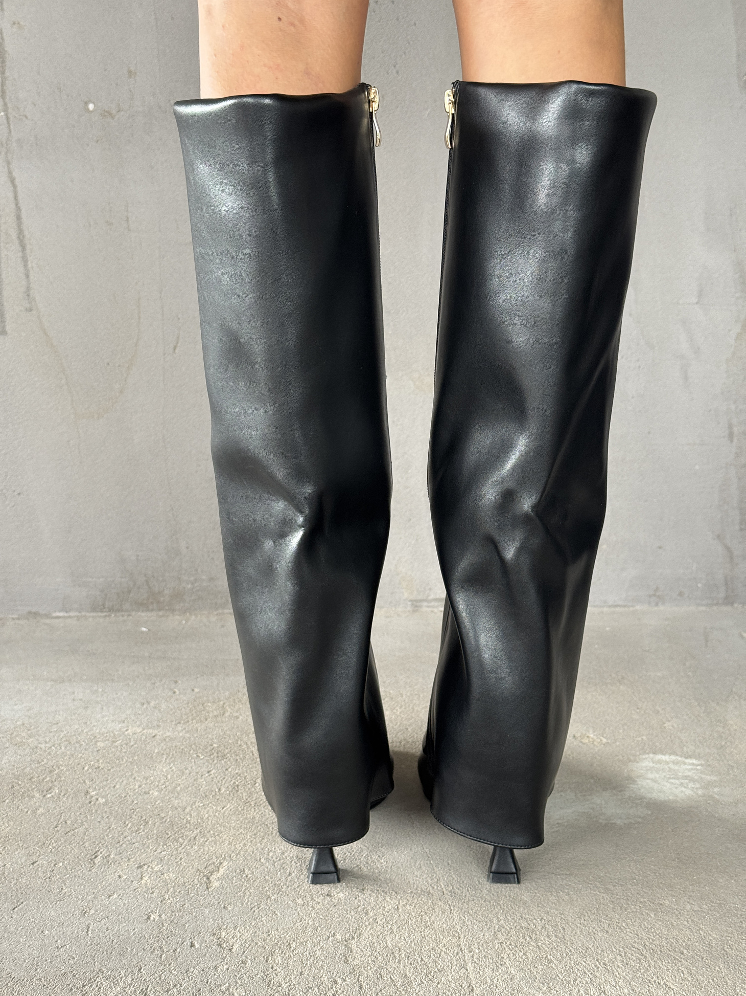 Сапоги женские экокожа