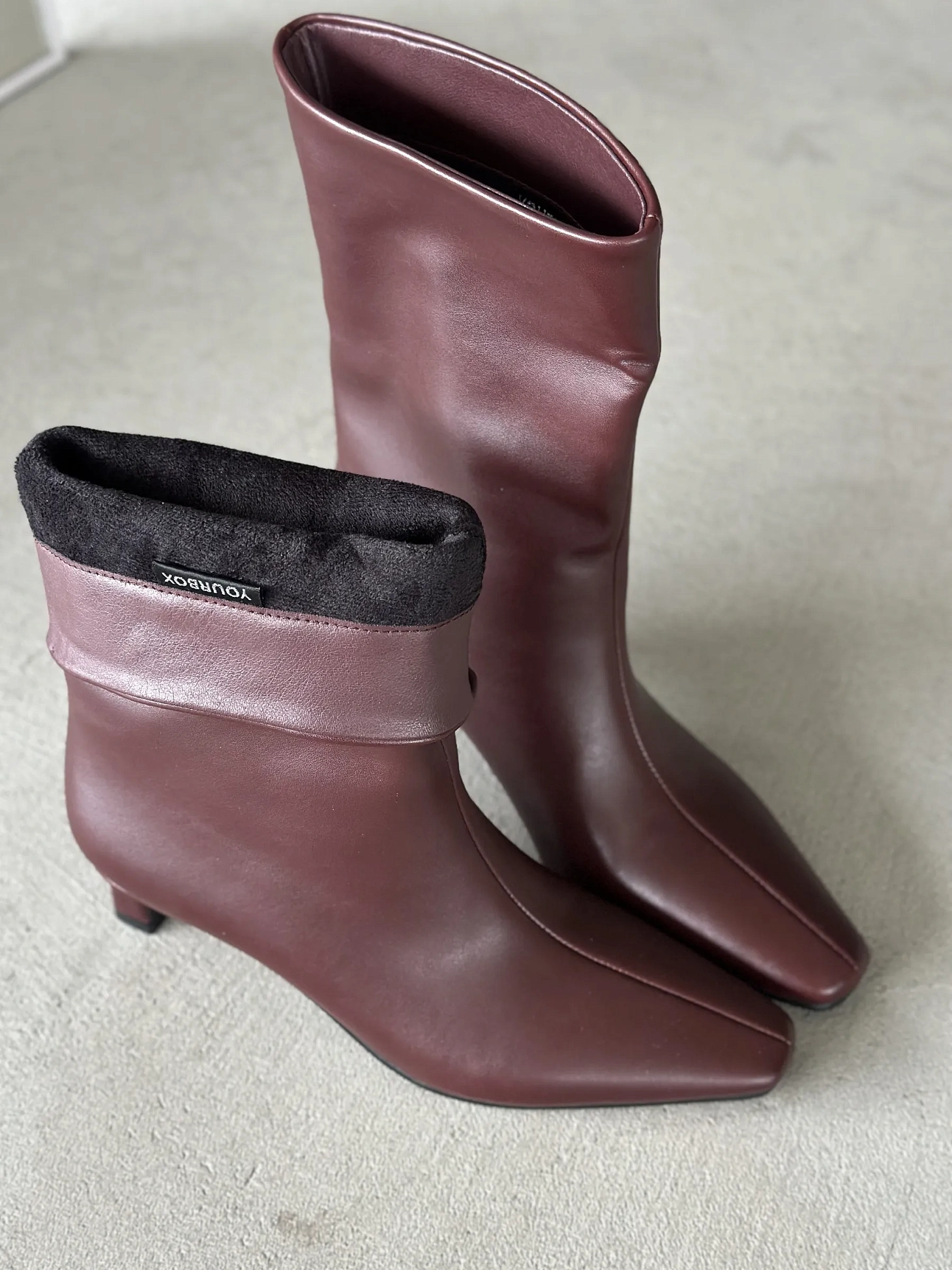 Ботильоны женские экокожа