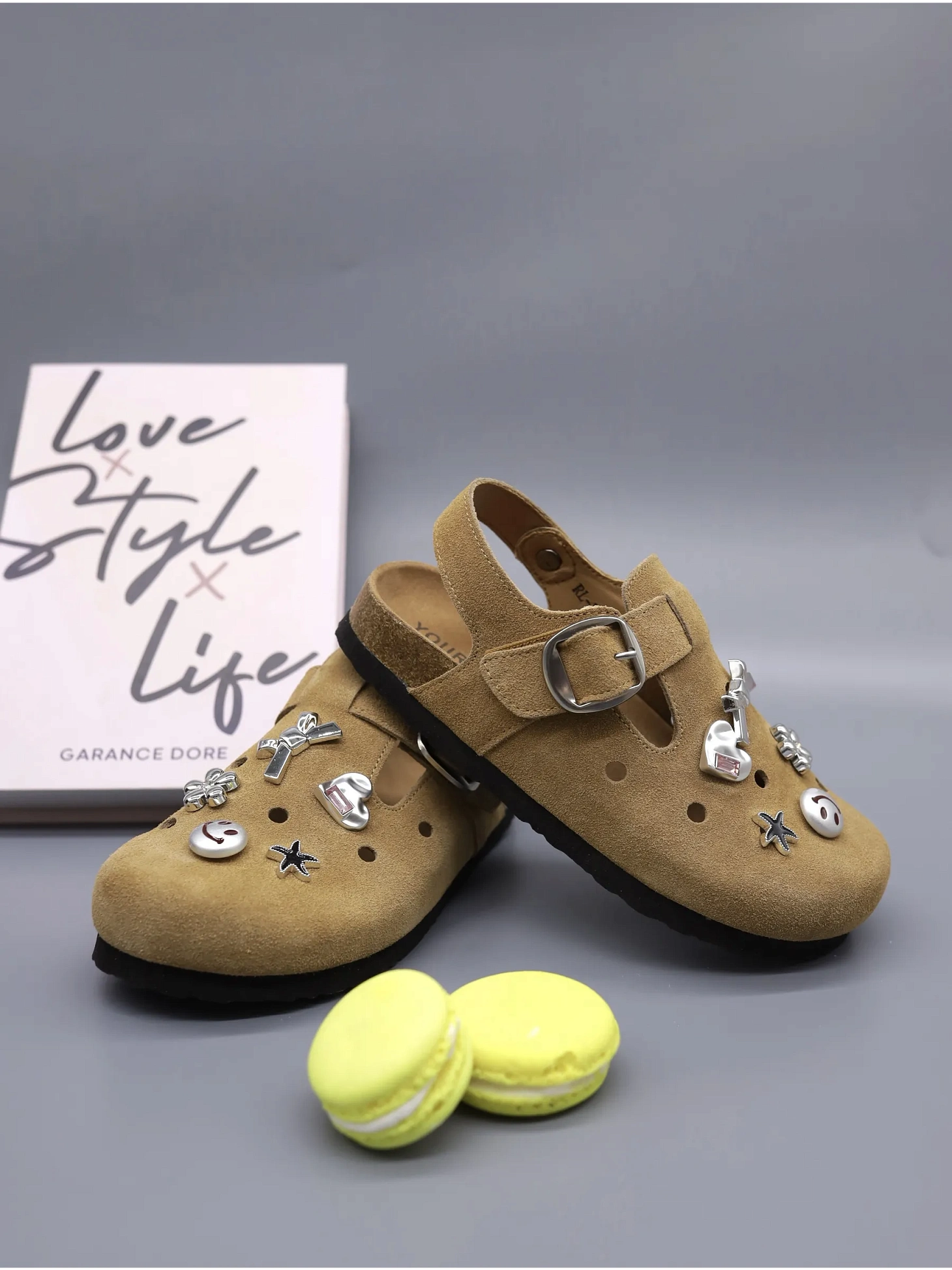 Летние сабо подростковые на высокой платформе