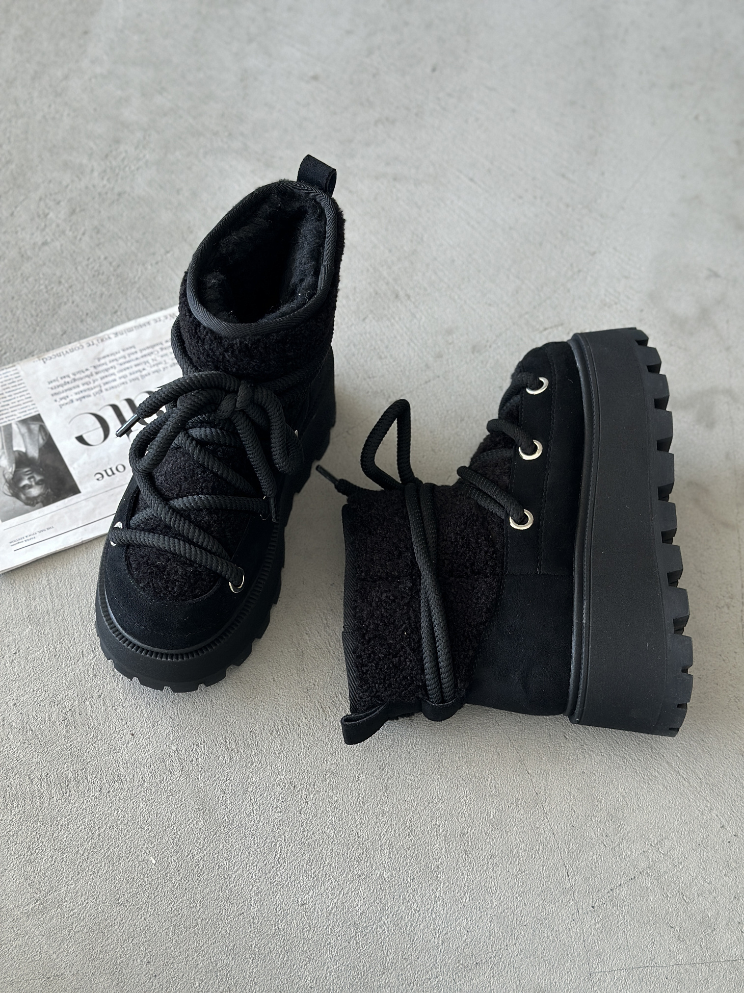 Угги женские экозамша шерсть