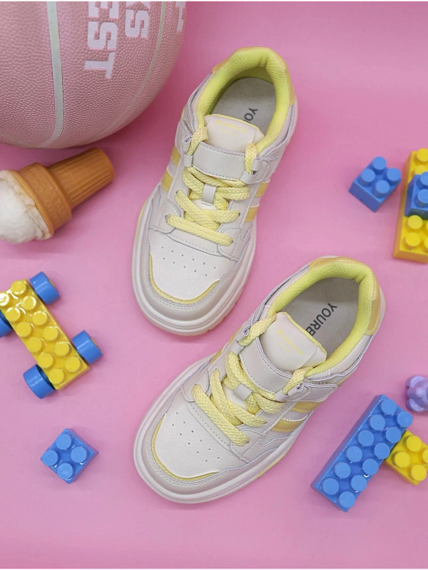 Демисезонные кроссовки детские на платформе