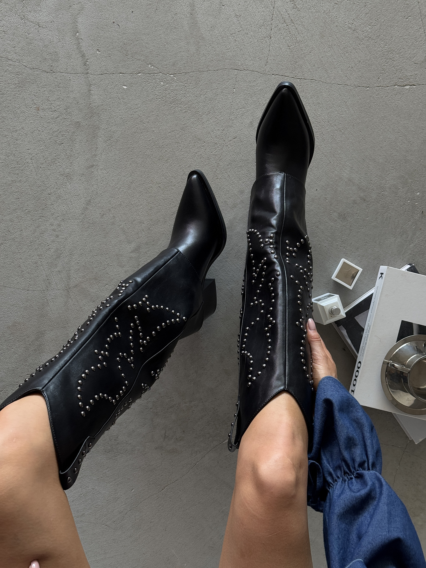 Сапоги-трансформеры женские экокожа