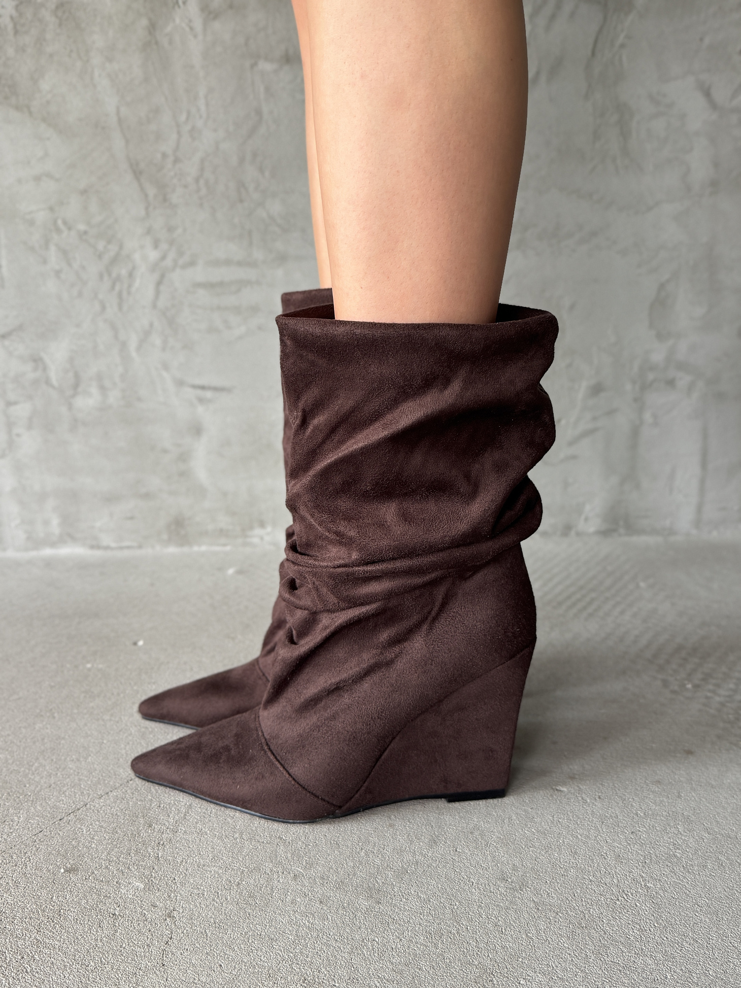 Сапоги женские текстиль