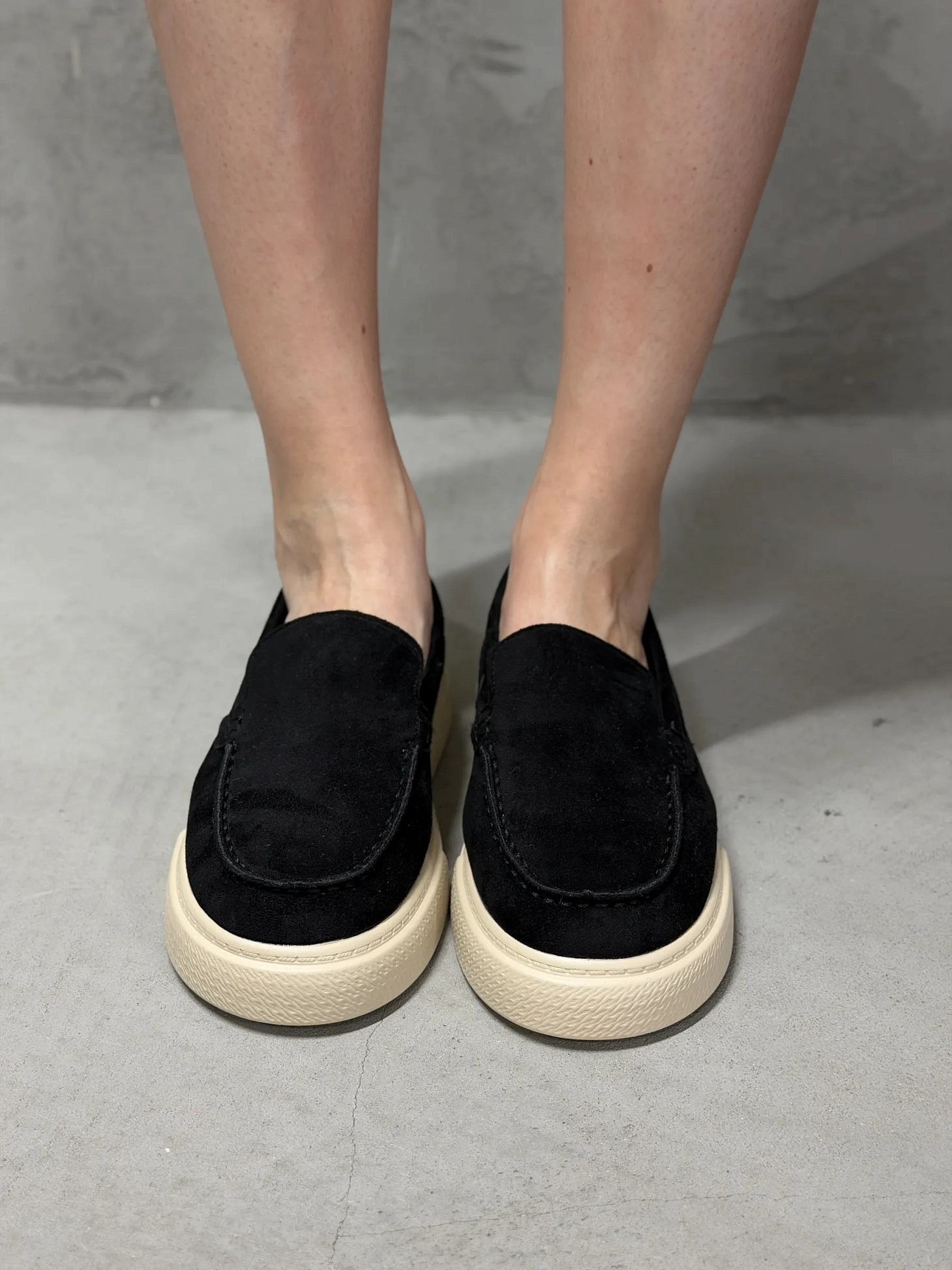 Лоферы на платформе высокой подошве