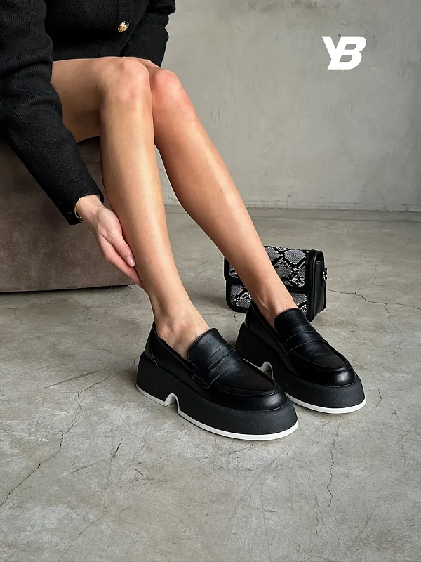 Лоферы женские экокожа