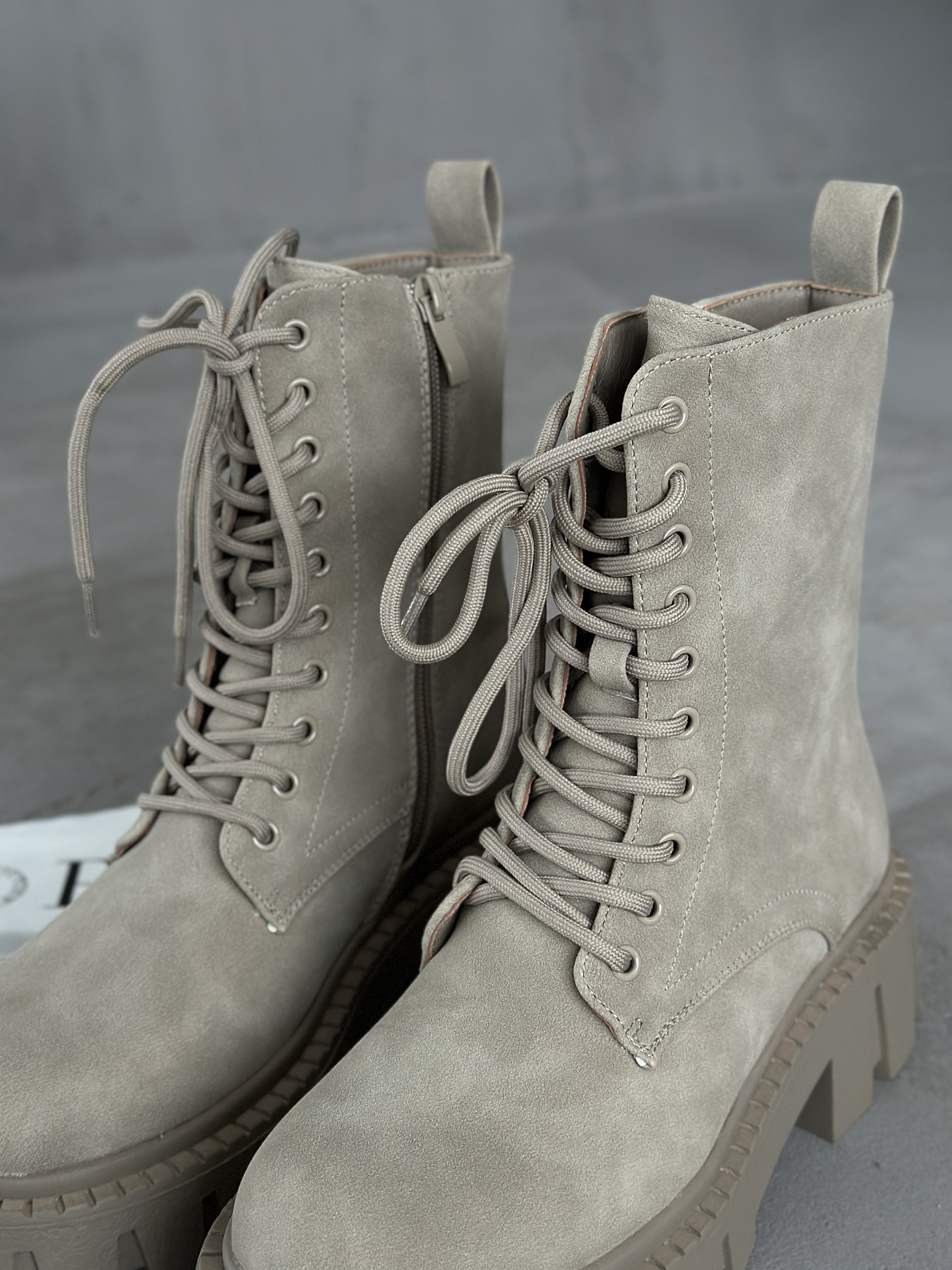 Ботинки женские экокожа