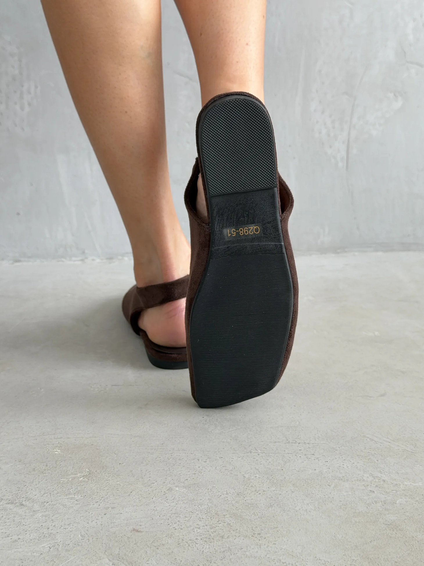 Балетки женские летние с открытой пяткой