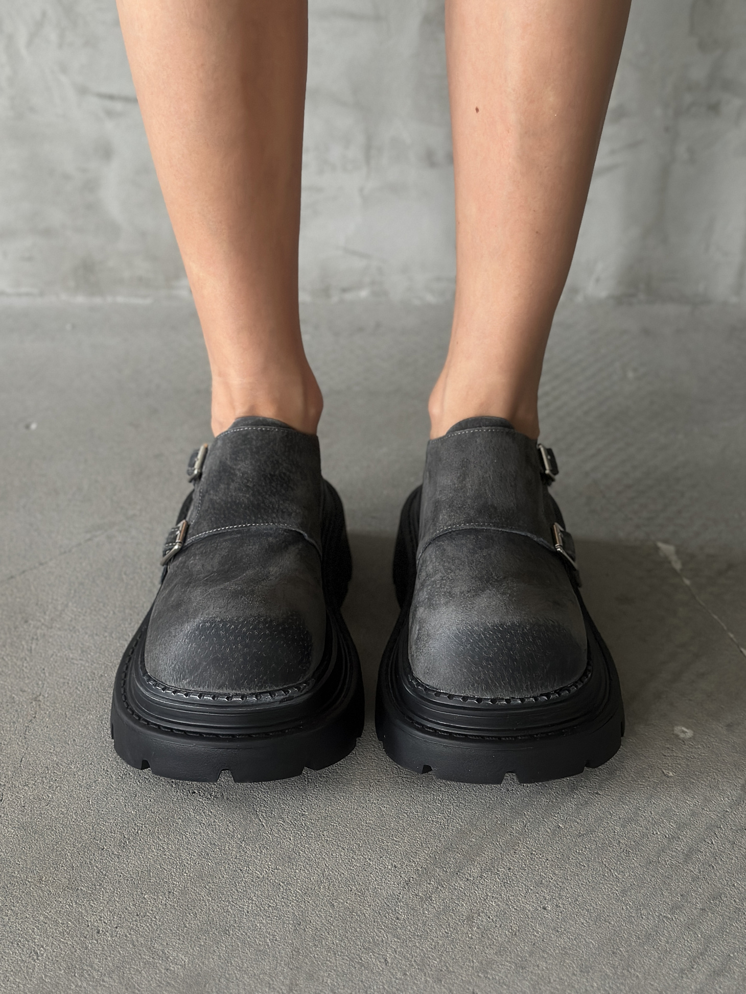 Ботинки женские натуральная замша