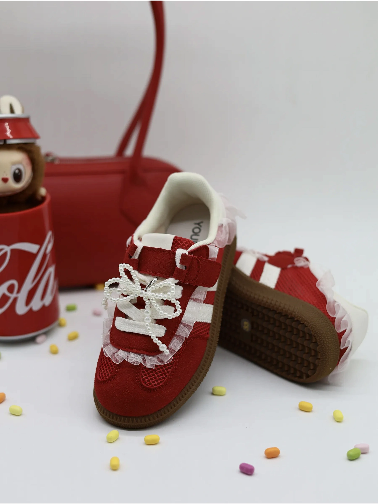 Демисезонные кроссовки детские на платформе