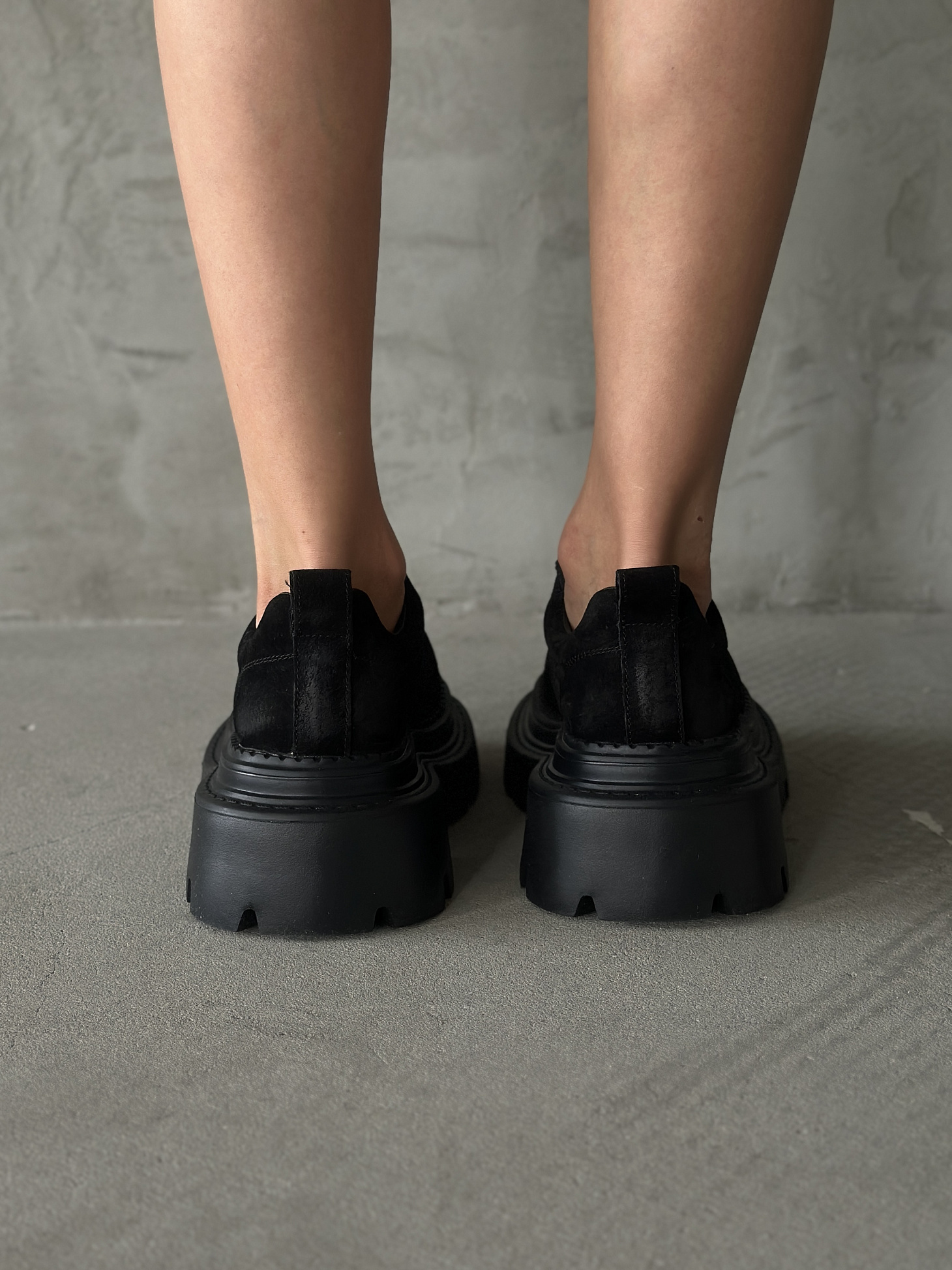 Ботинки женские натуральная замша