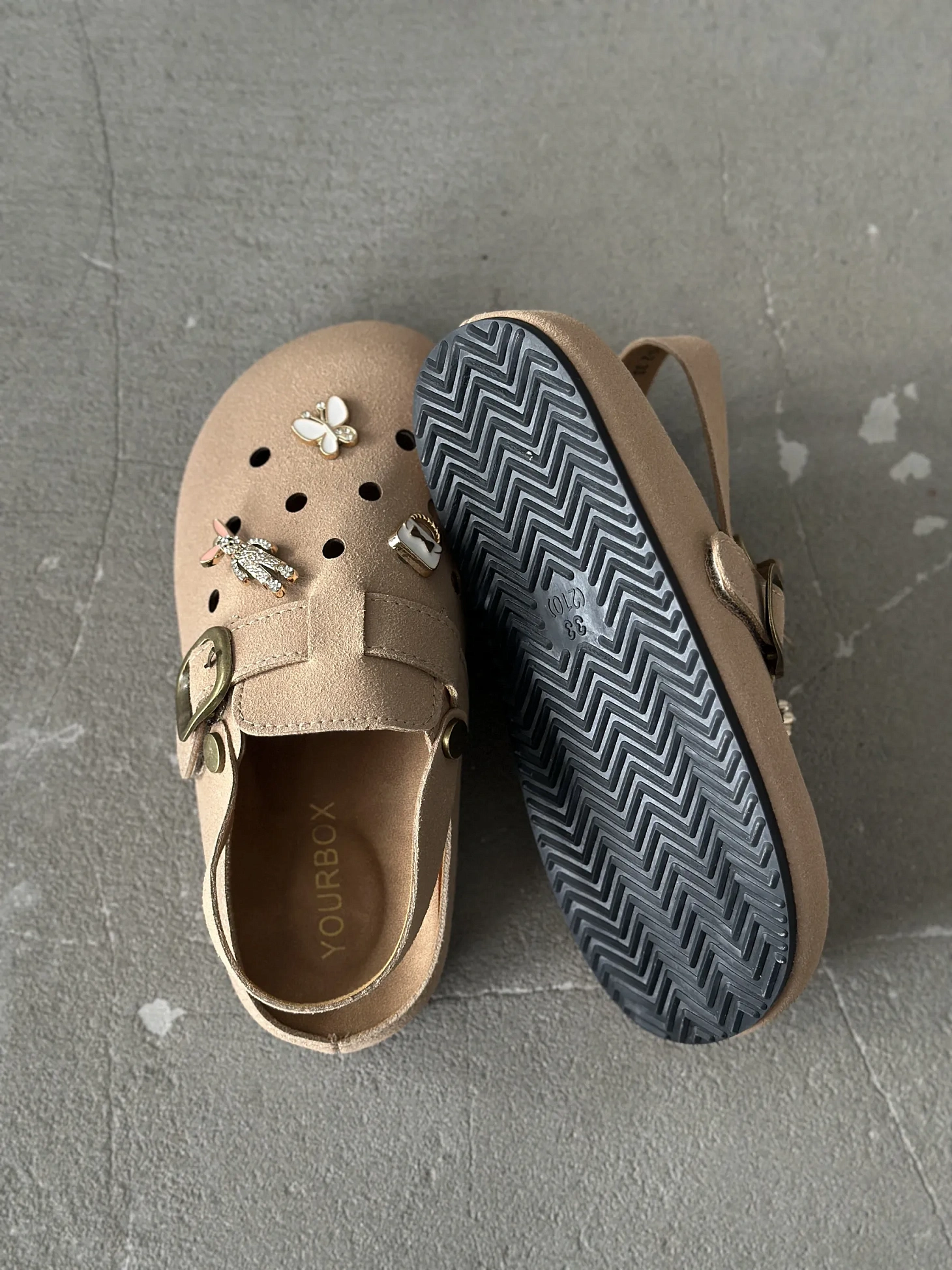 Летние сабо подростковые с закрытым носом