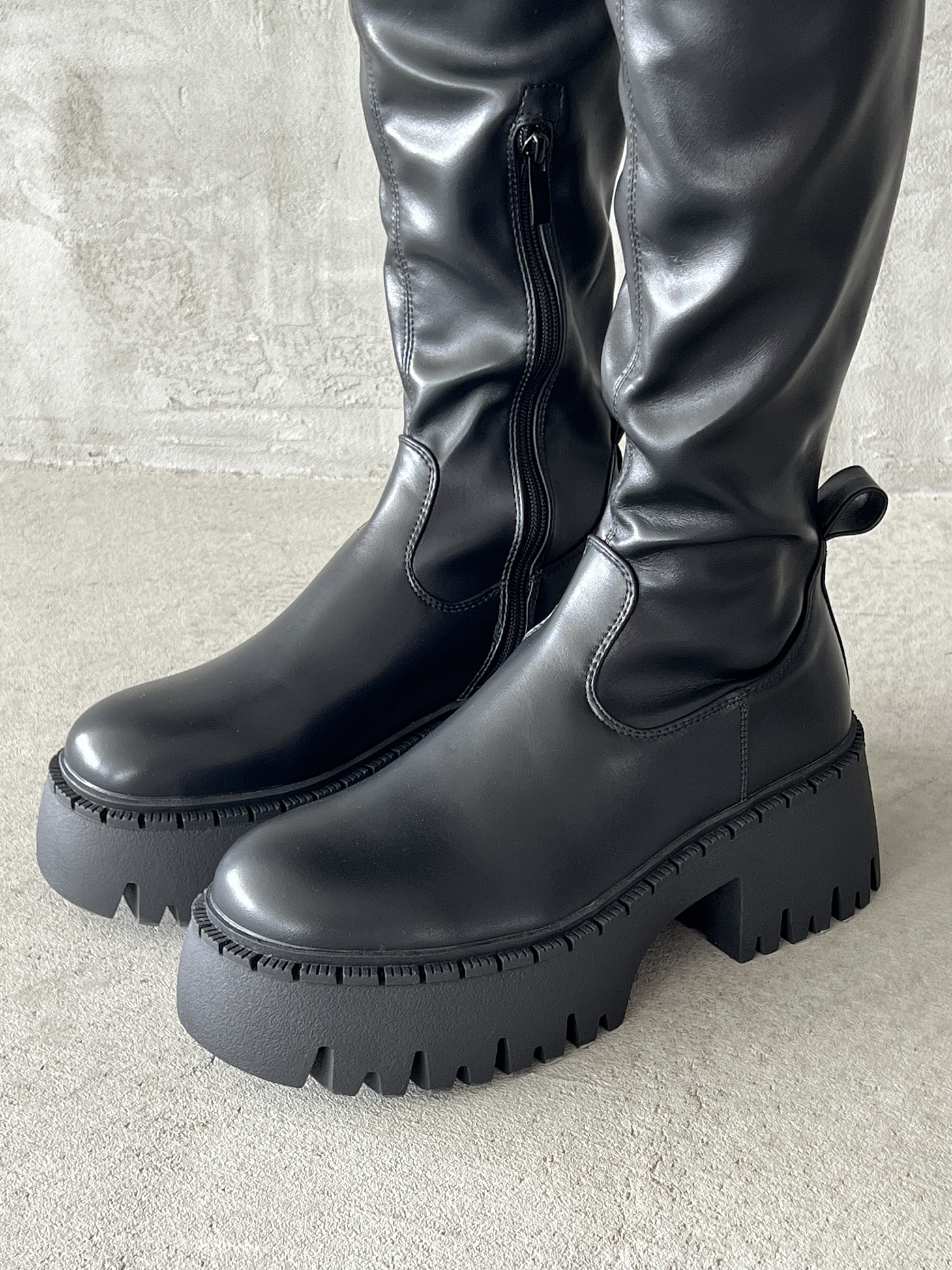 Ботфорты женские экокожа