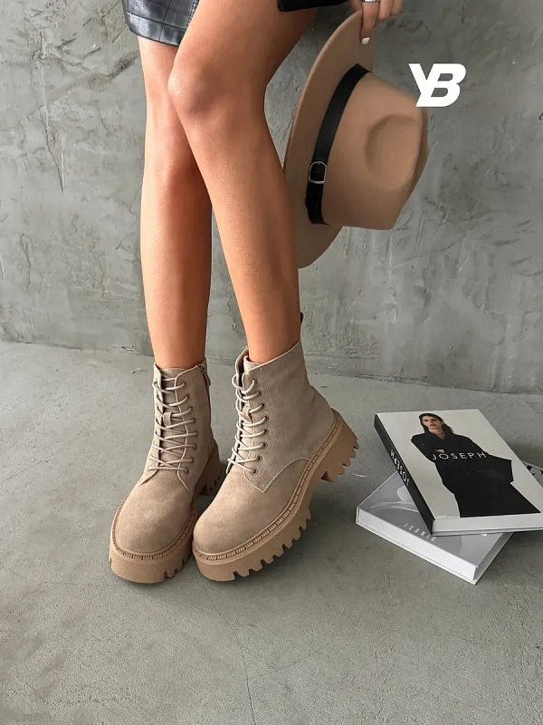 Ботинки женские натуральная замша