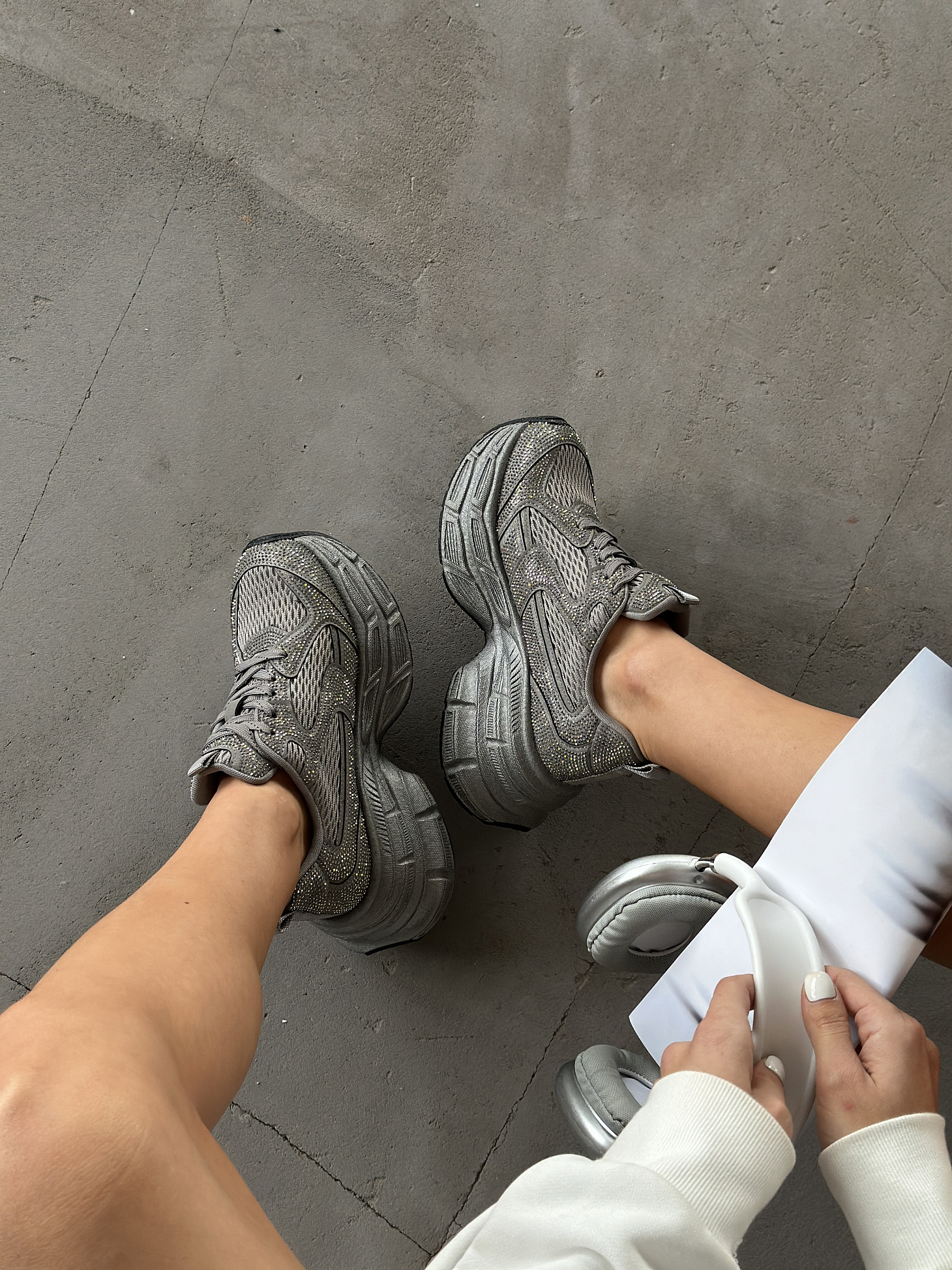 Кроссовки женские текстиль