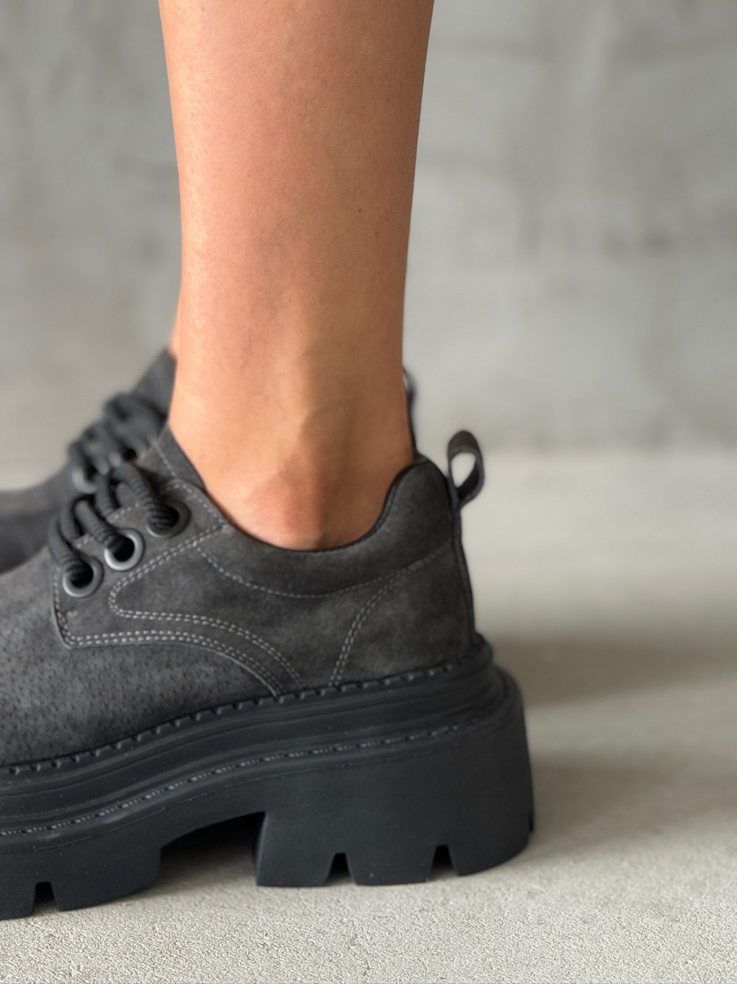 Ботинки женские натуральная замша