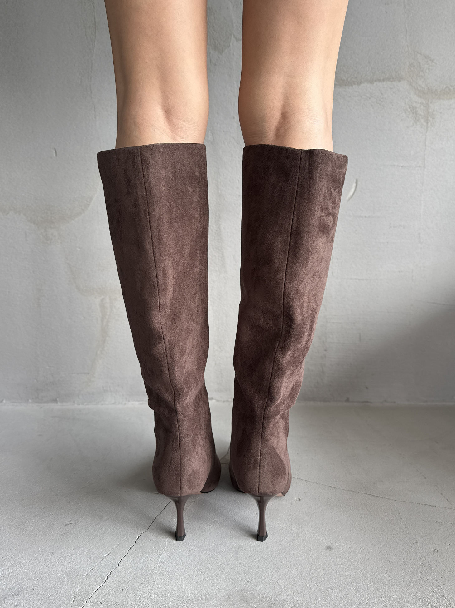 Сапоги женские экозамша