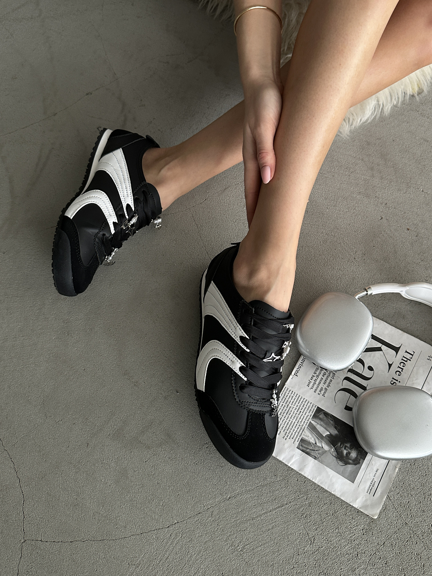 Кеды женские экокожа