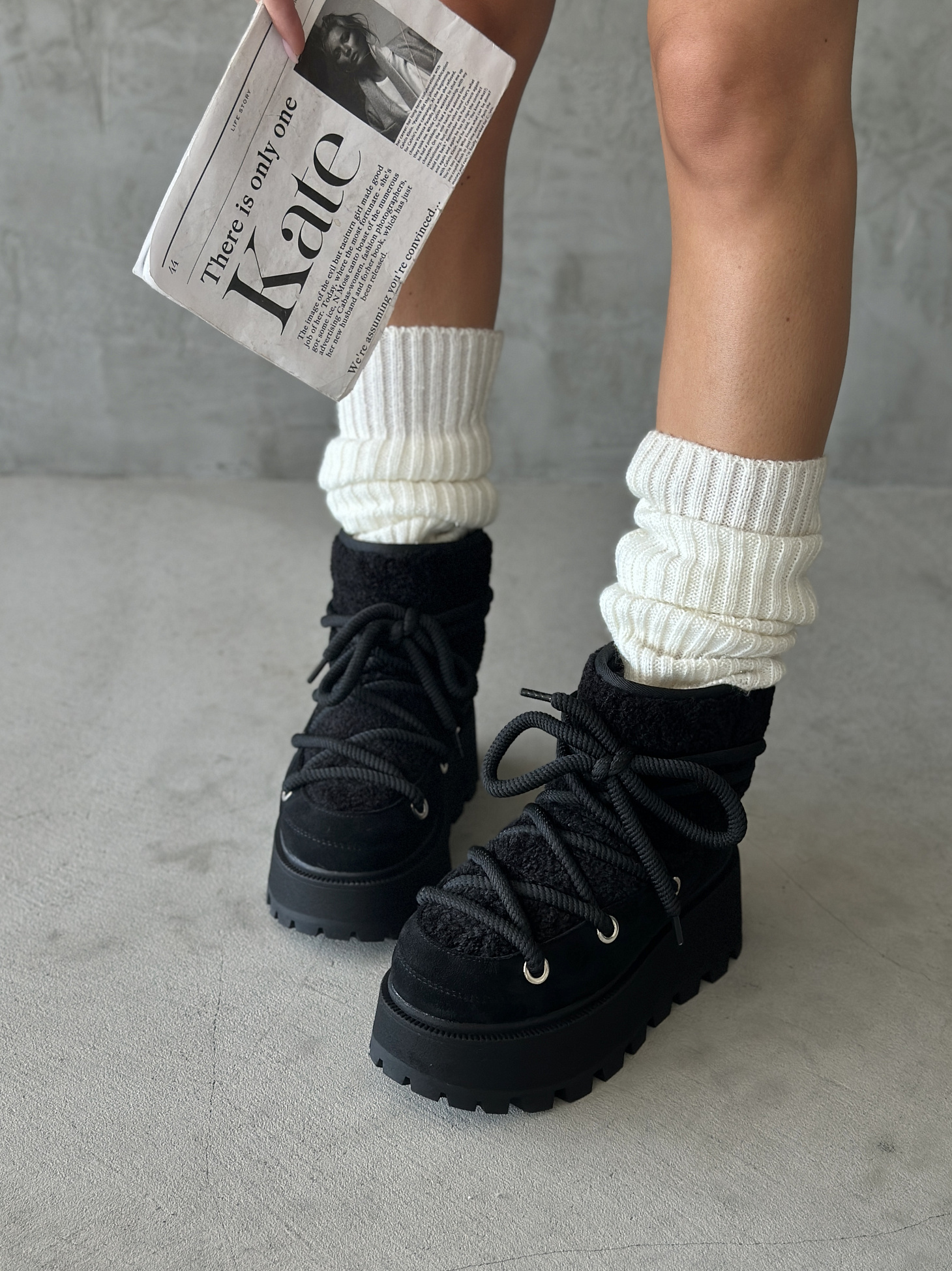 Угги женские экозамша шерсть