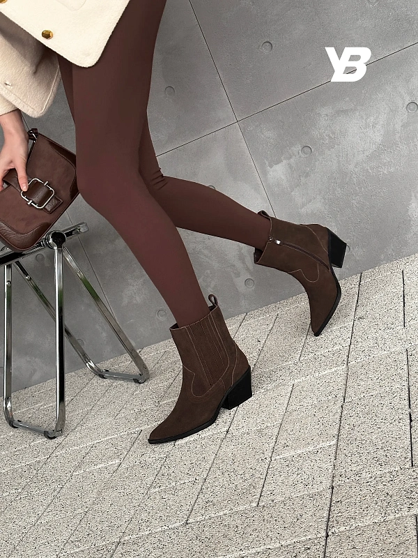 Казаки женские натуральная замша