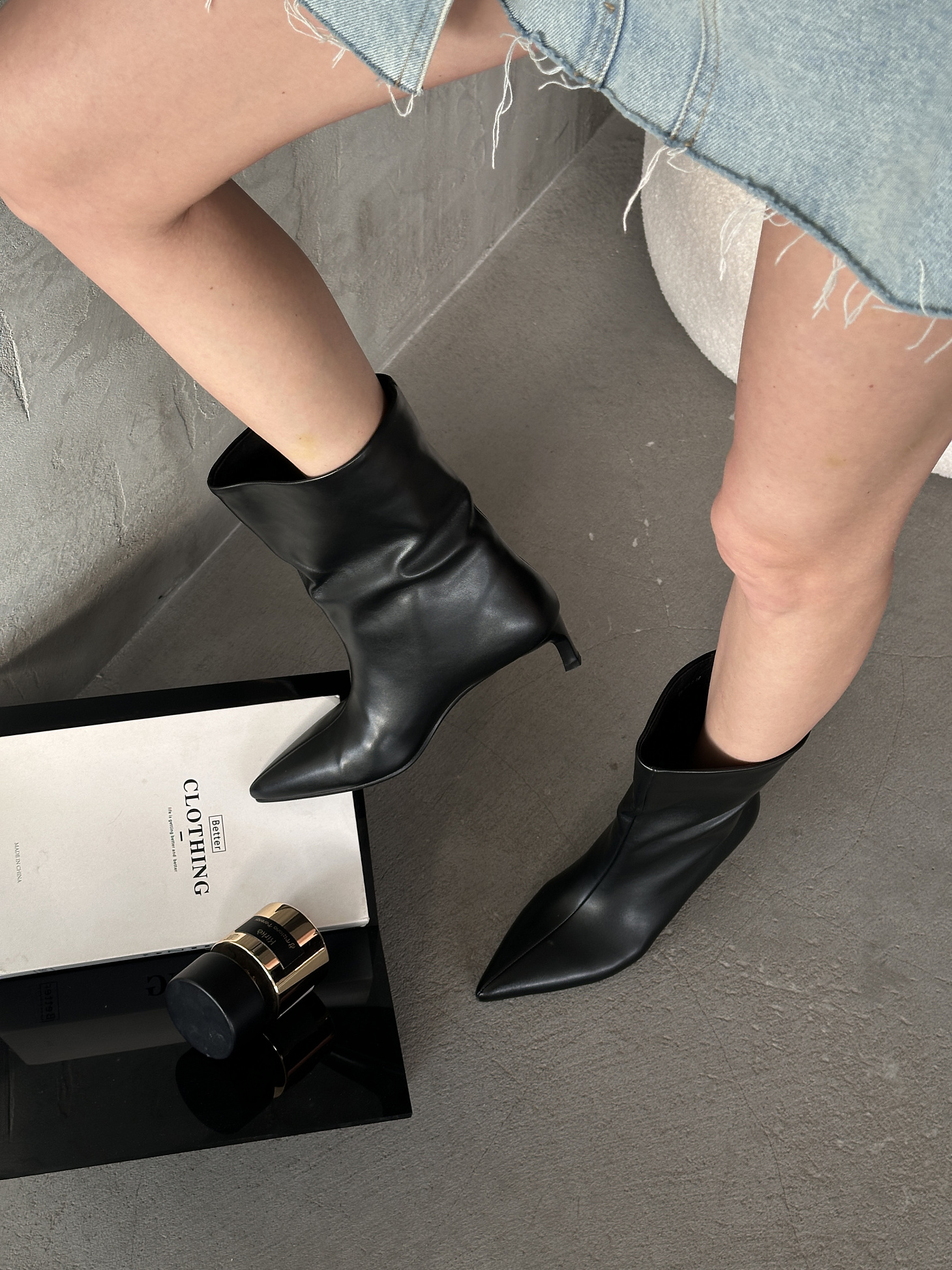 Сапоги женские экокожа