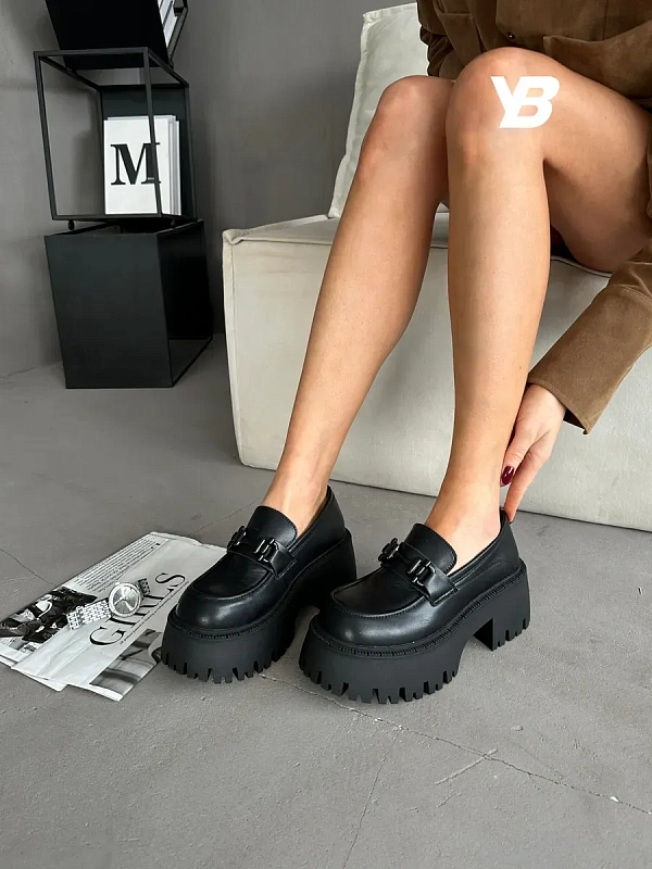 Лоферы женские экокожа