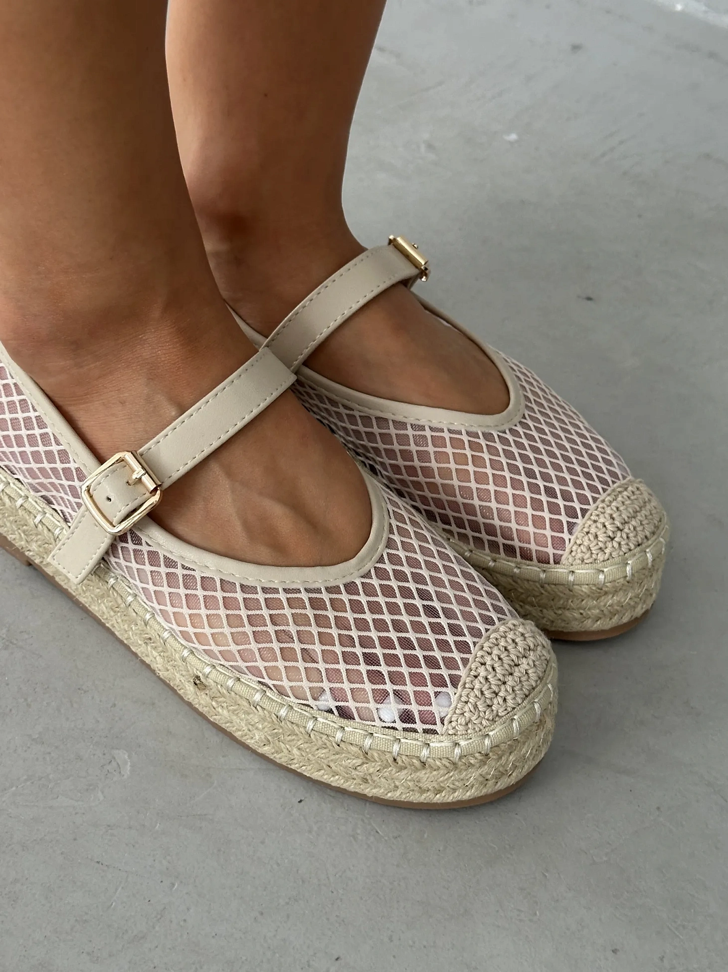 Балетки женские летние в сетку