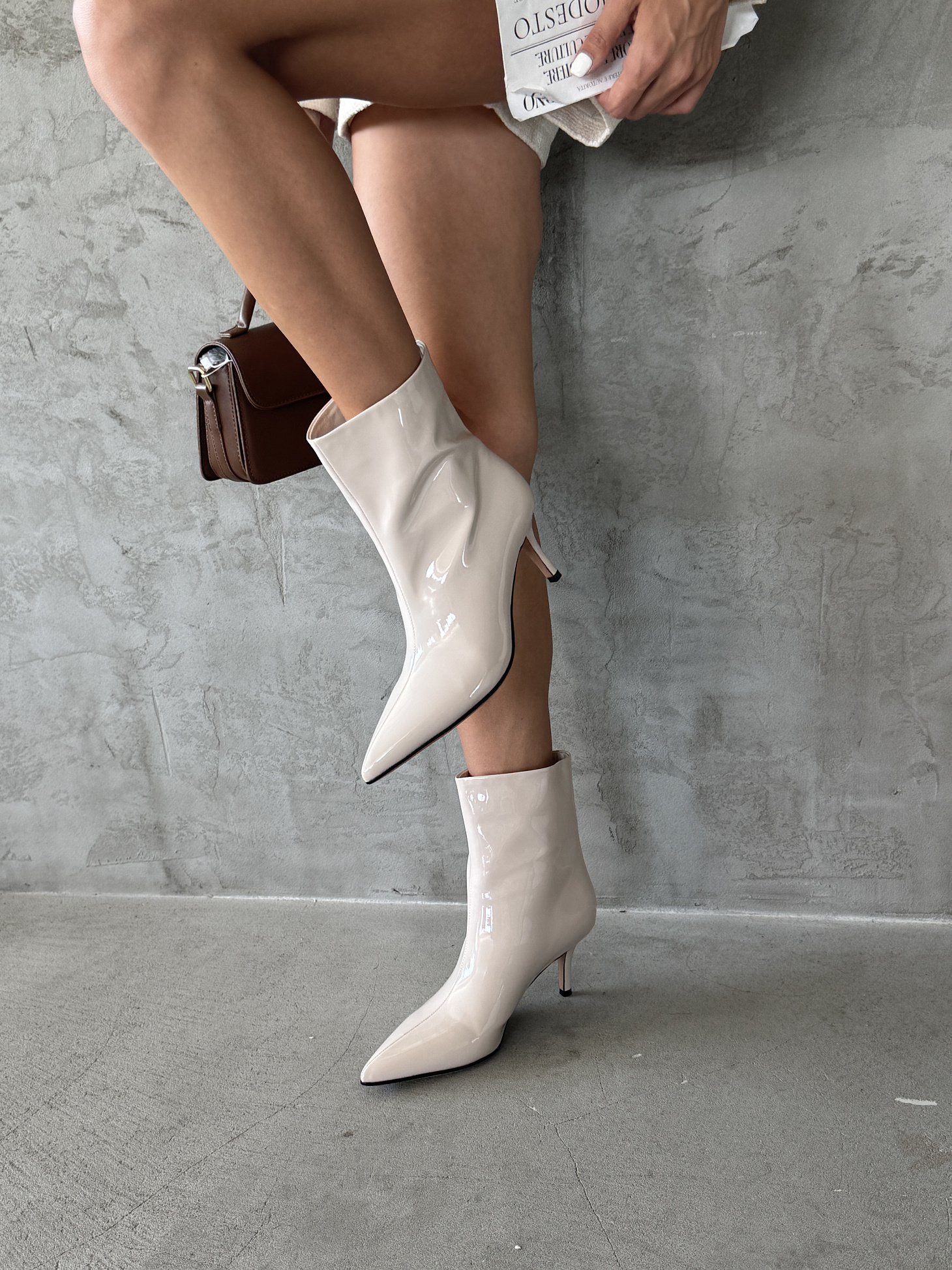 Ботильоны женские экокожа