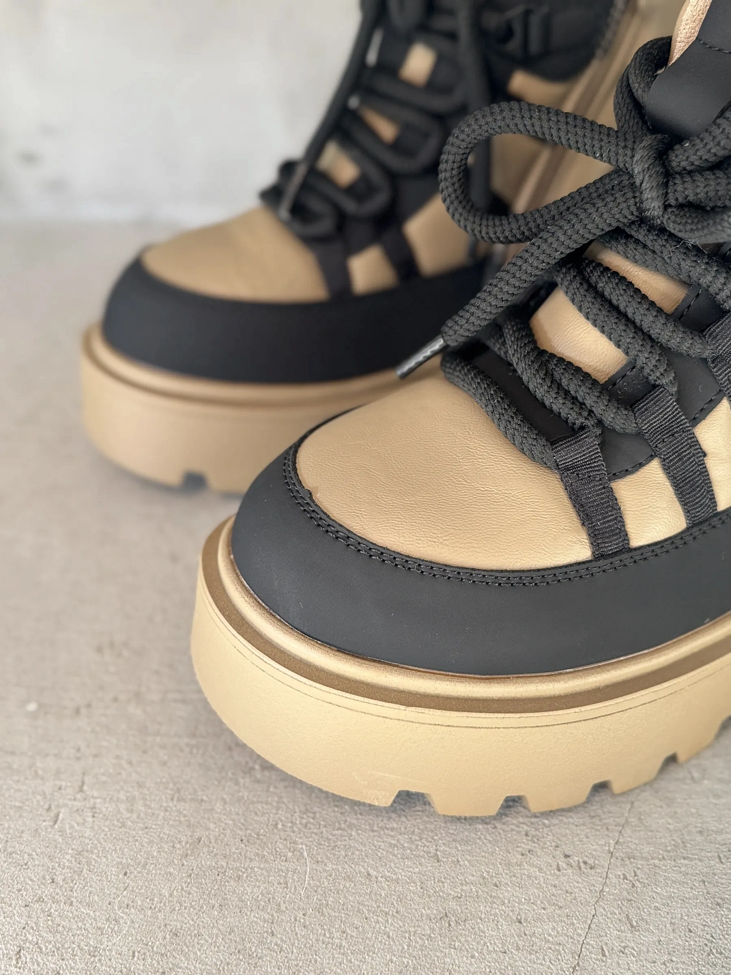 Ботинки детские экокожа шерсть