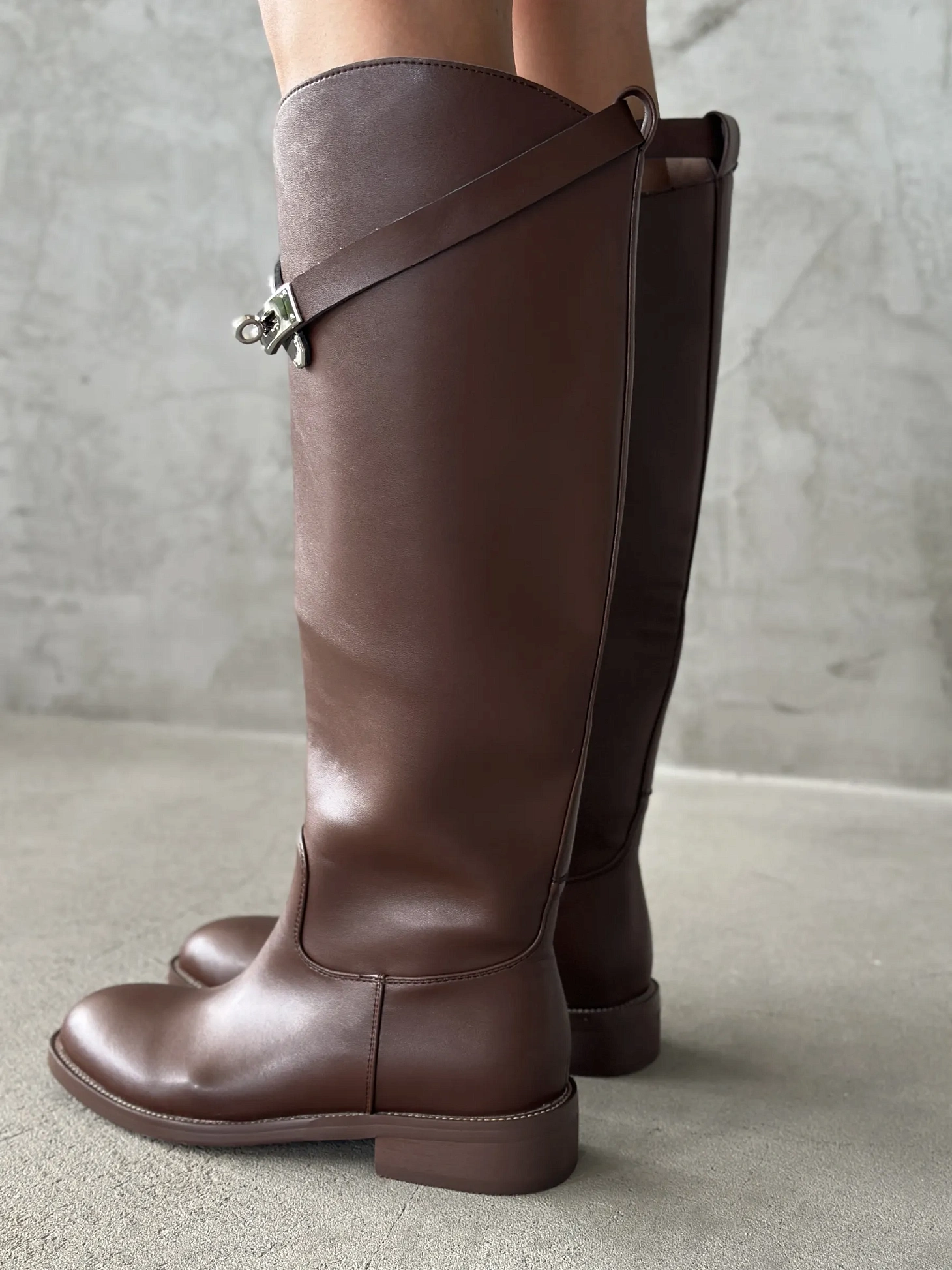 Сапоги женские экокожа