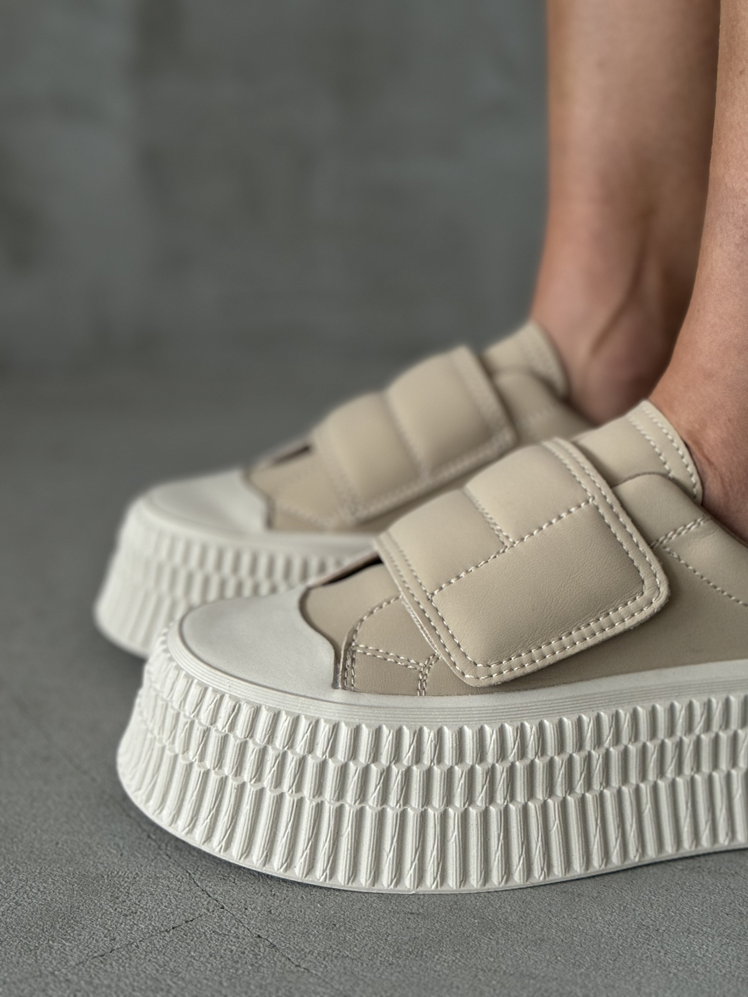 Кеды женские экокожа